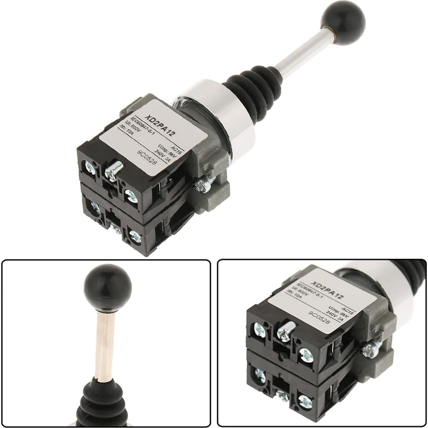 Interruptor Joystick Momentáneo 2NO 220V 380V Mrisata XD2PA12