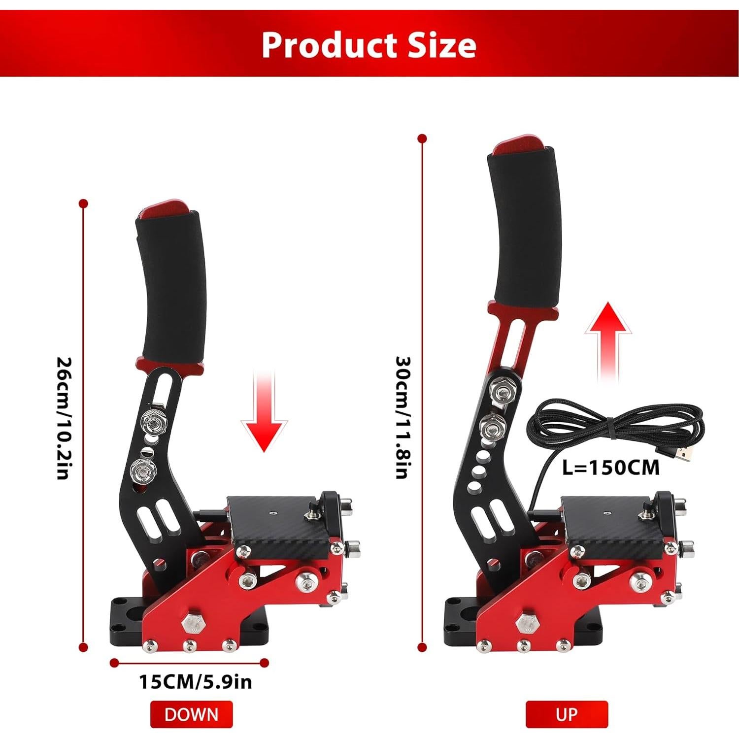 Freno de Mano 2-en-1 ANDO RACING para G920 PC/Xbox