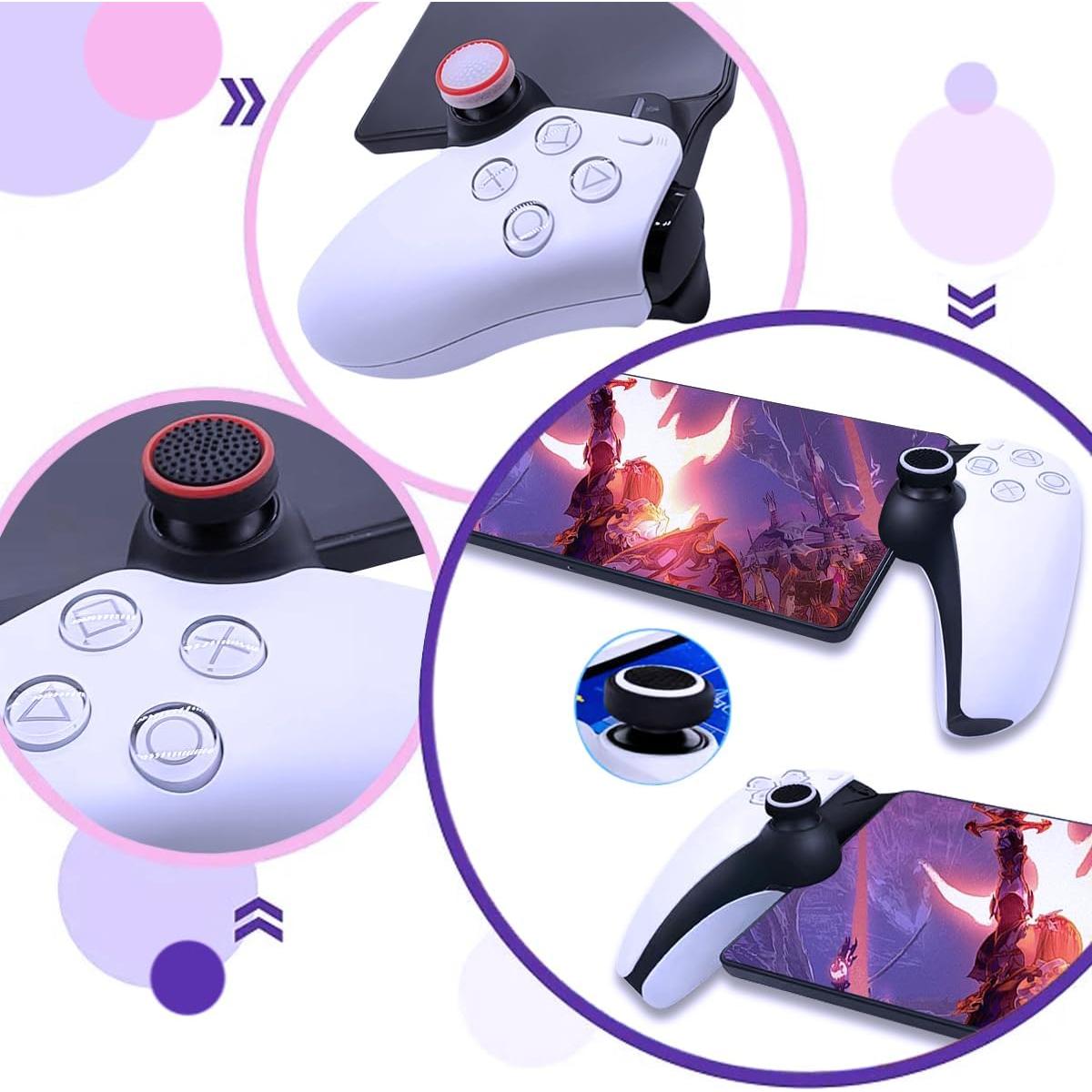 Tapas de Agarre Antideslizantes para Joystick PS Portal - 4 PCS