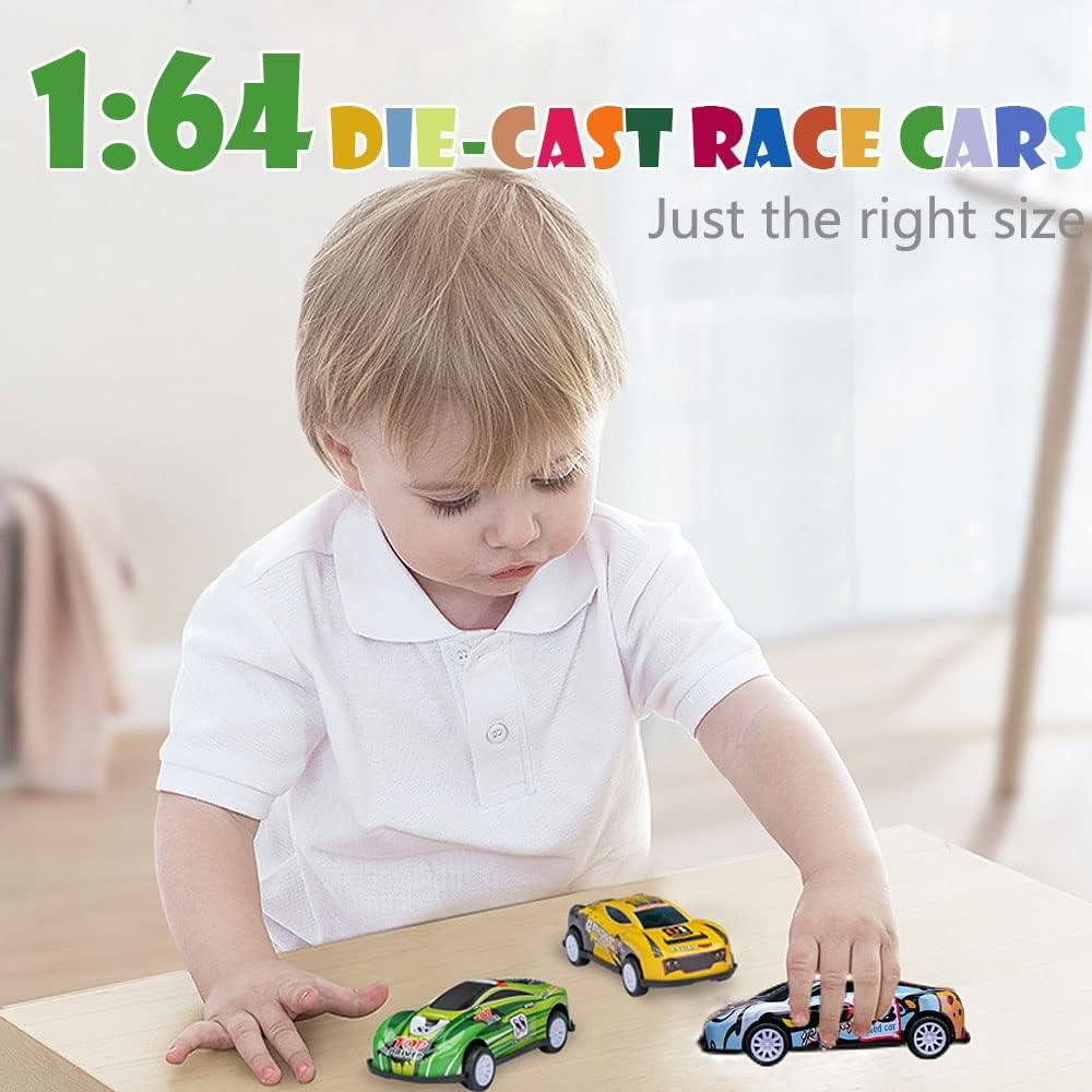 Paquete de 36 coches de juguete retroceso Mini Metal