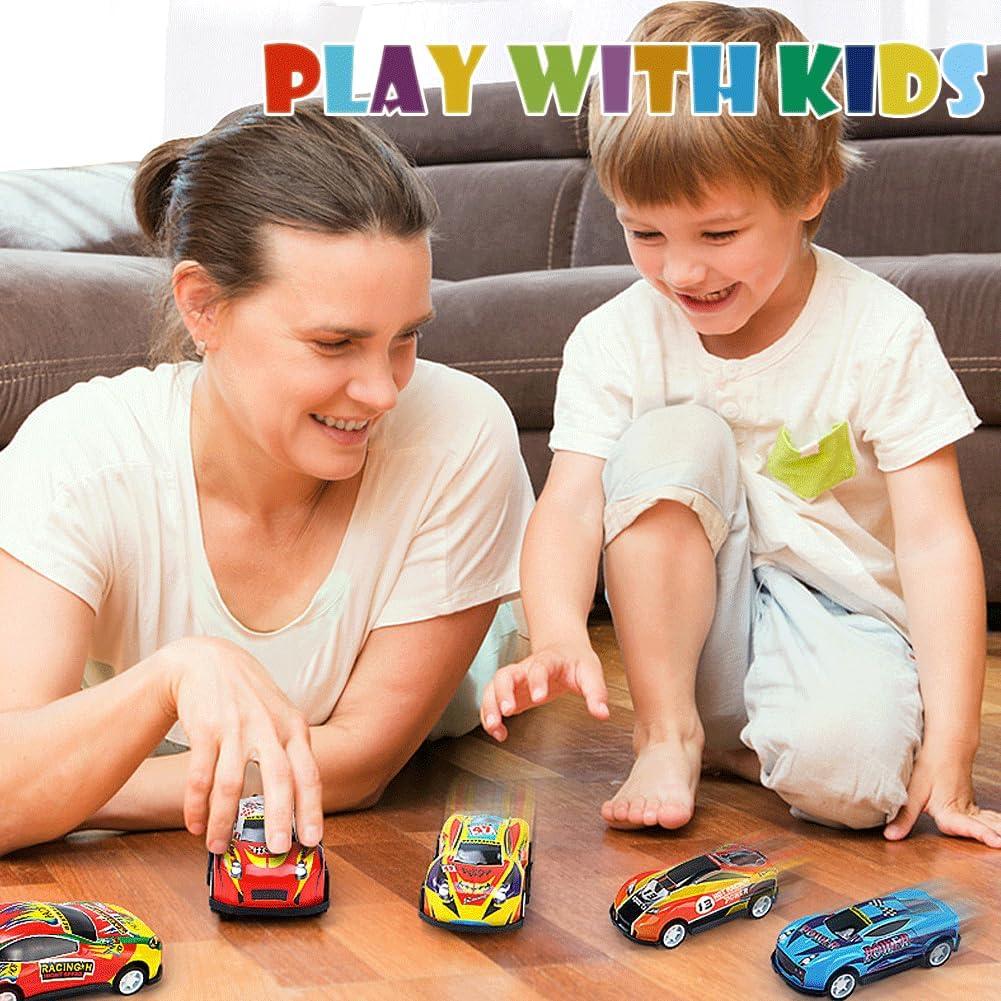 Paquete de 36 coches de juguete retroceso Mini Metal