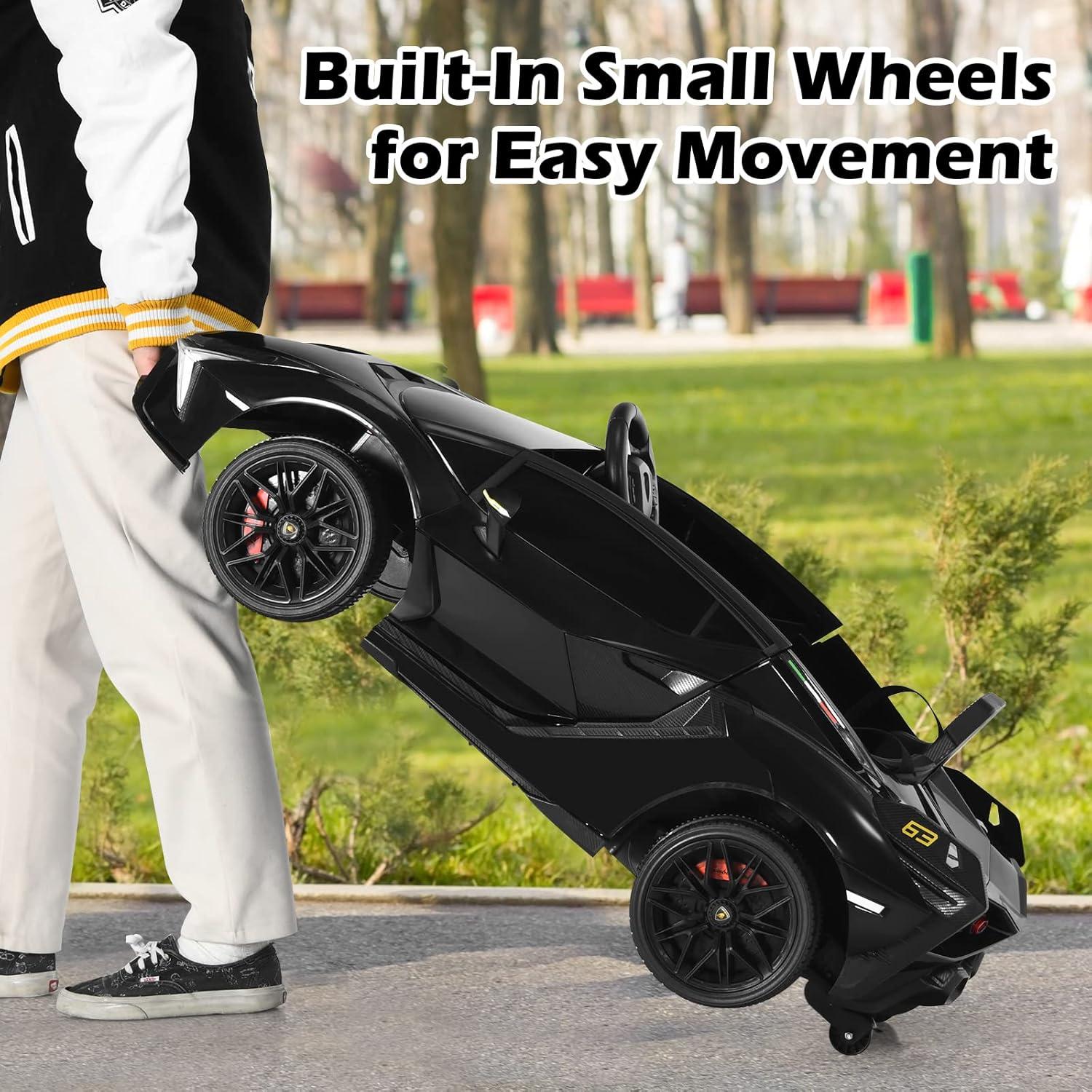 Coche Eléctrico INFANS Lamborghini Sian 12V para Niños