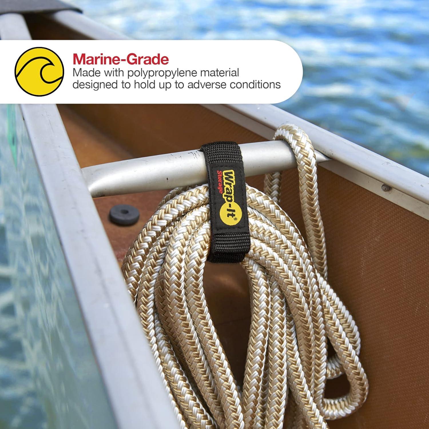 Correas Rápidas Wrap-It Storage 12 Piezas Negro