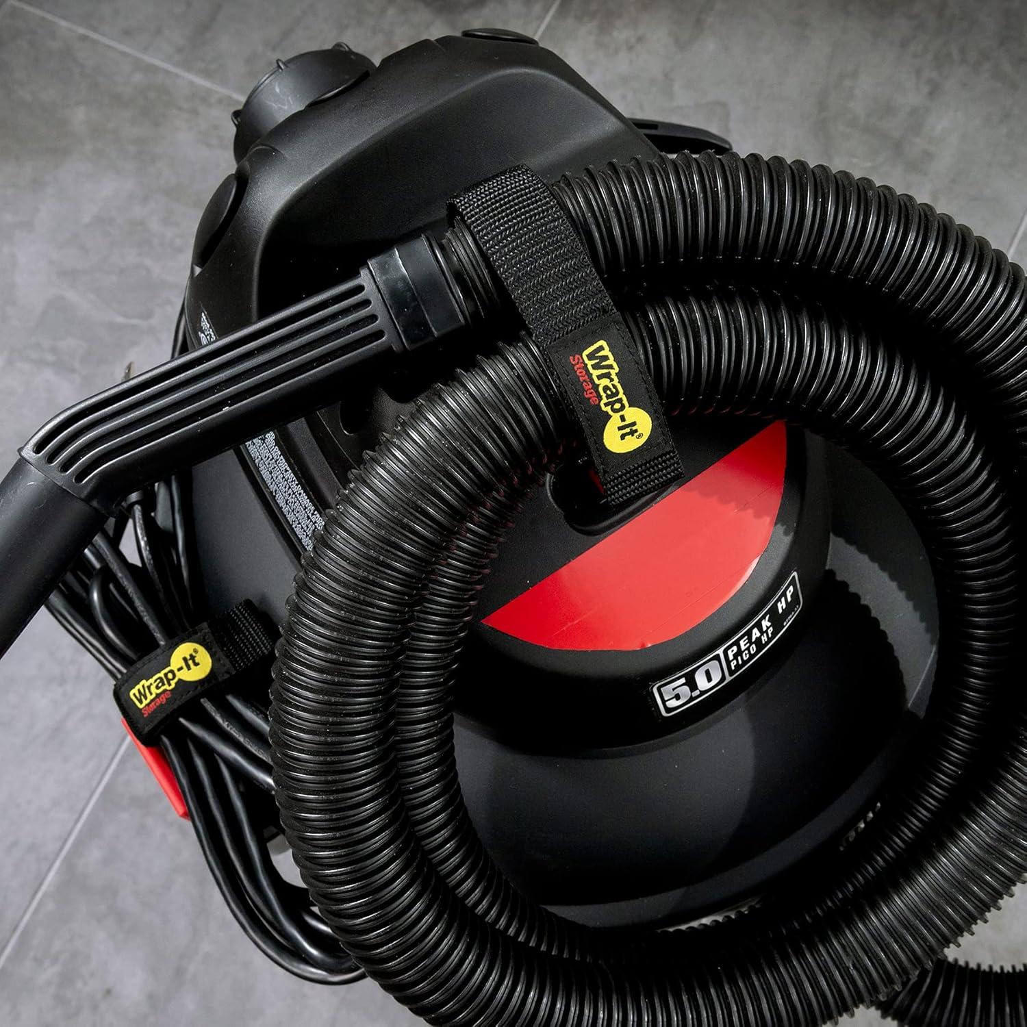 Correas Rápidas Wrap-It Storage 12 Piezas Negro