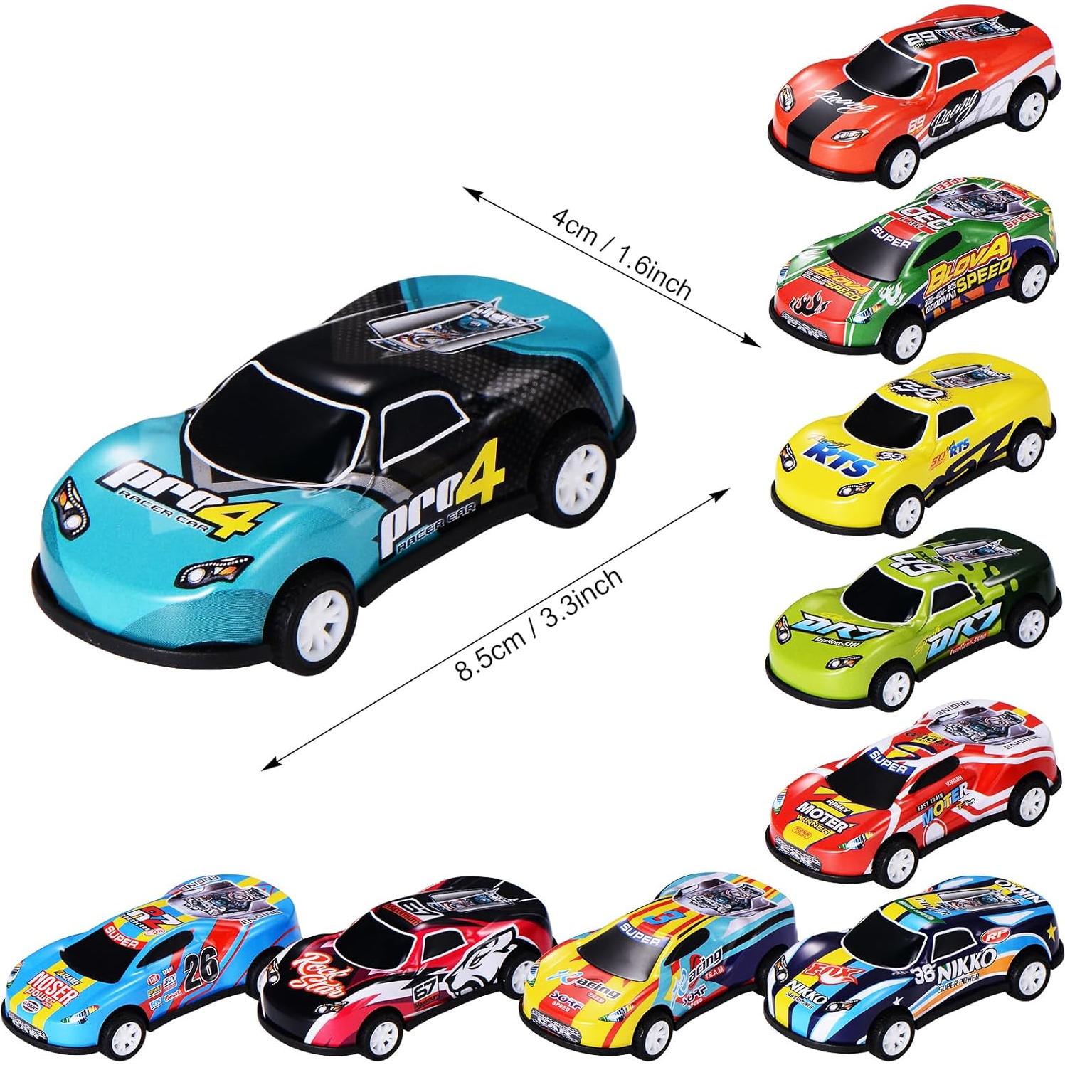 Paquete de 20 coches de juguete metálicos BEESTECH 9.9 cm