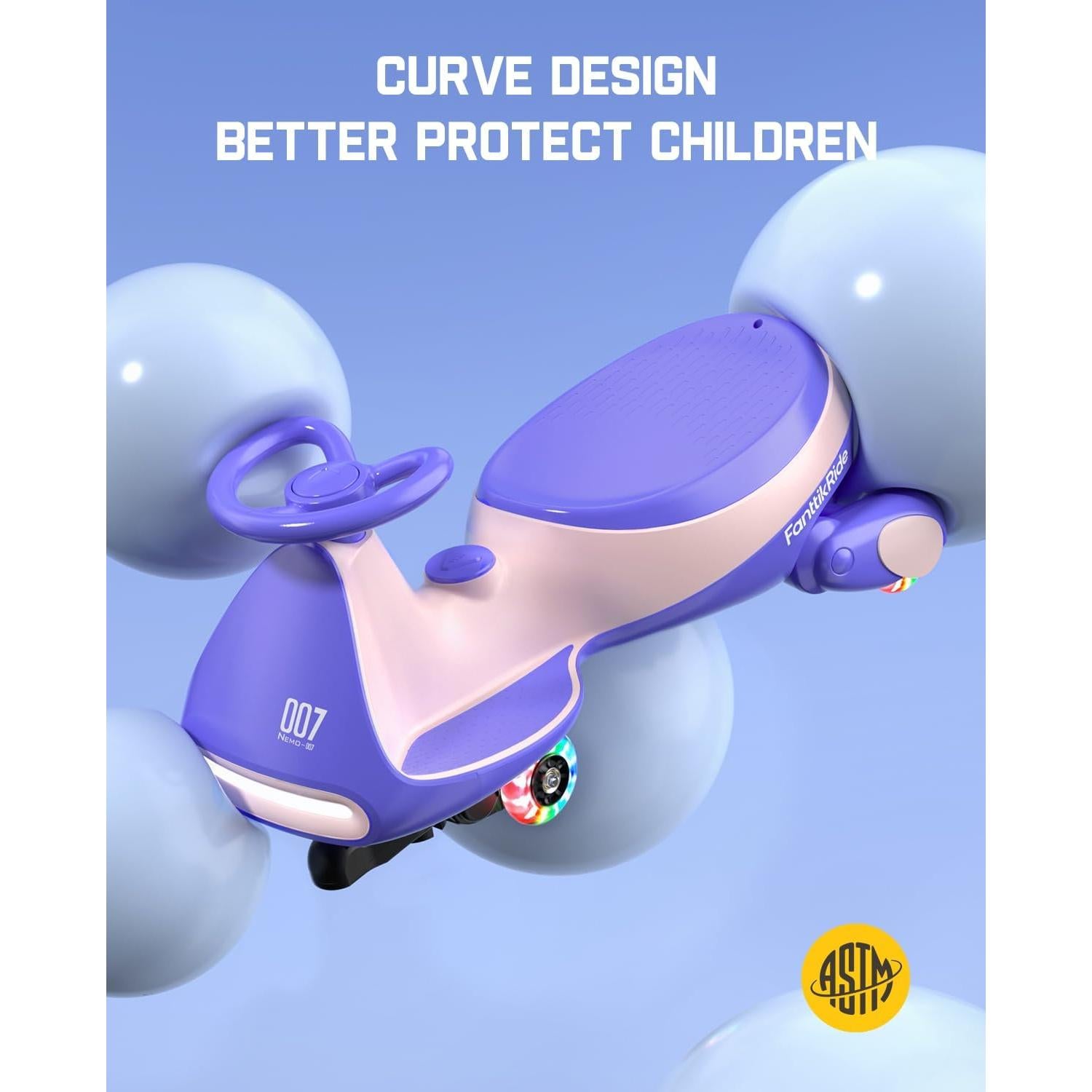 Coche Eléctrico FanttikRide N7 Pro Rosa 2 Velocidades 68 kg