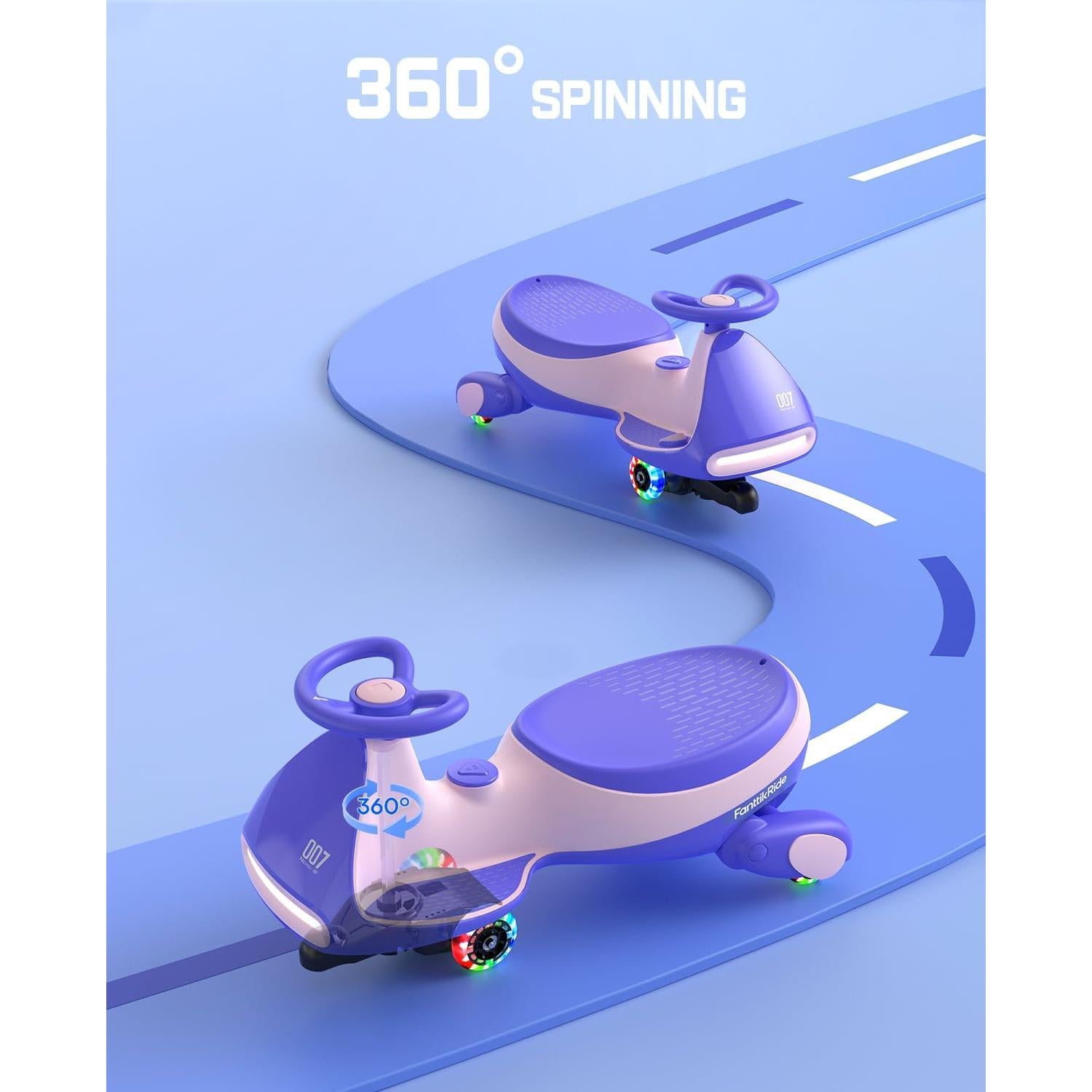 Coche Eléctrico FanttikRide N7 Pro Rosa 2 Velocidades 68 kg