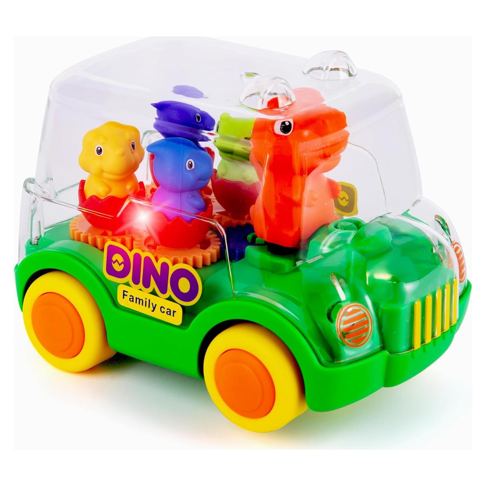 Coche Juguete Dinosaurio ArtCreativity con Luz y Sonido