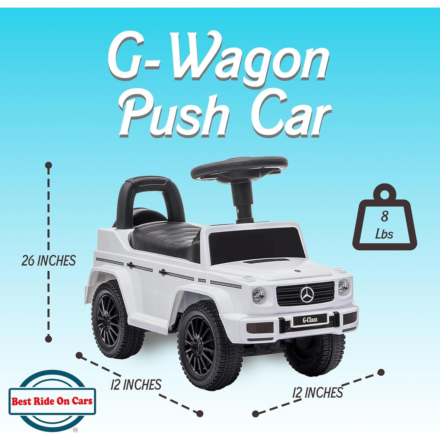 Coche de Paseo Mercedes G-Wagon Blanco 3.63kg 1-3 años