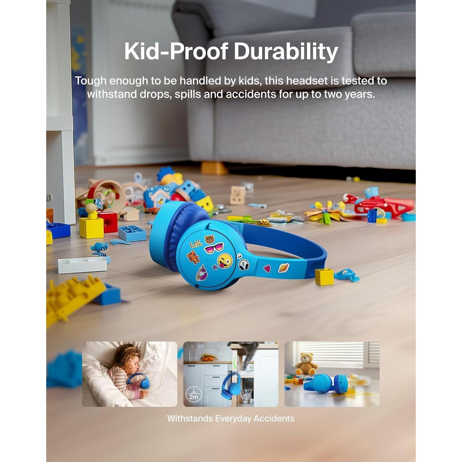 Auriculares Inalámbricos Belkin SoundForm Mini Niños Azul