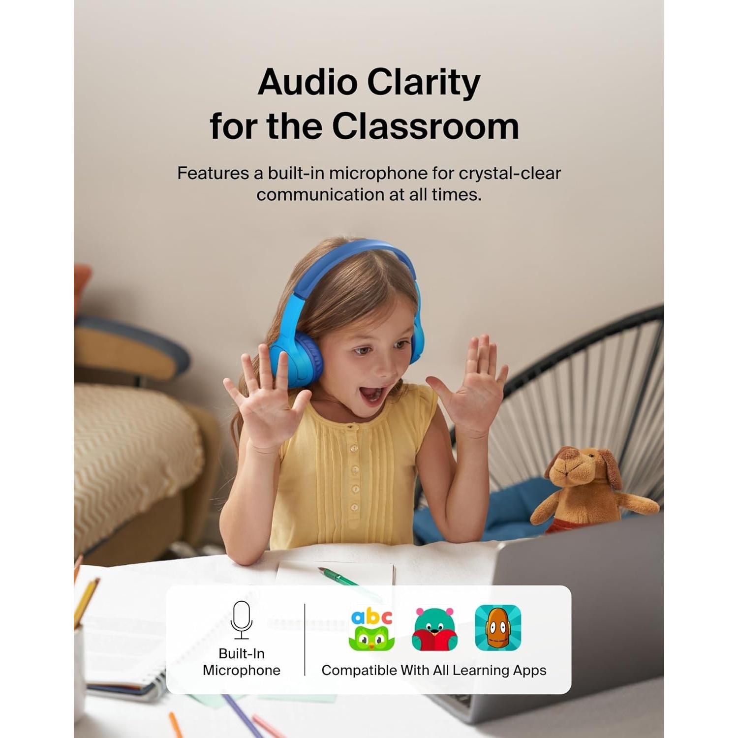 Auriculares Inalámbricos Belkin SoundForm Mini Niños Azul