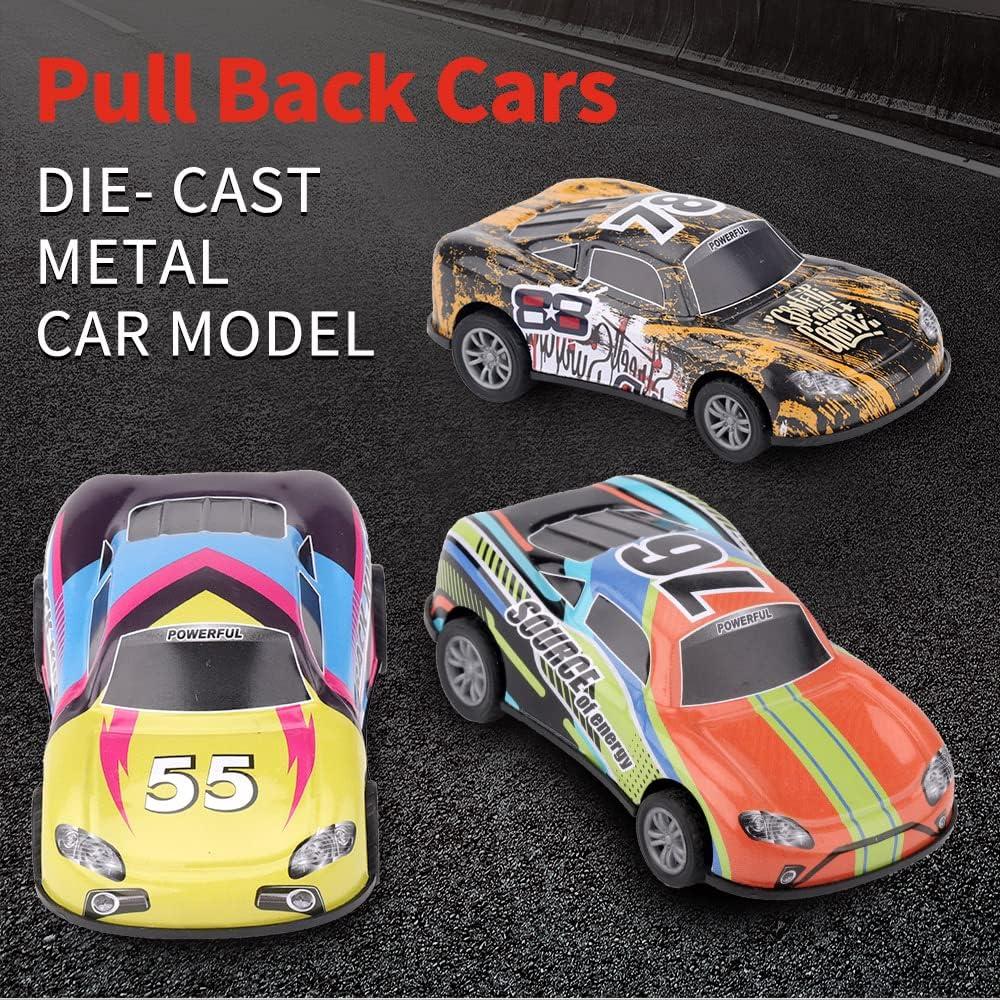 Set de coches de retroceso ZOHANINDL 3 piezas 1:28 para niños