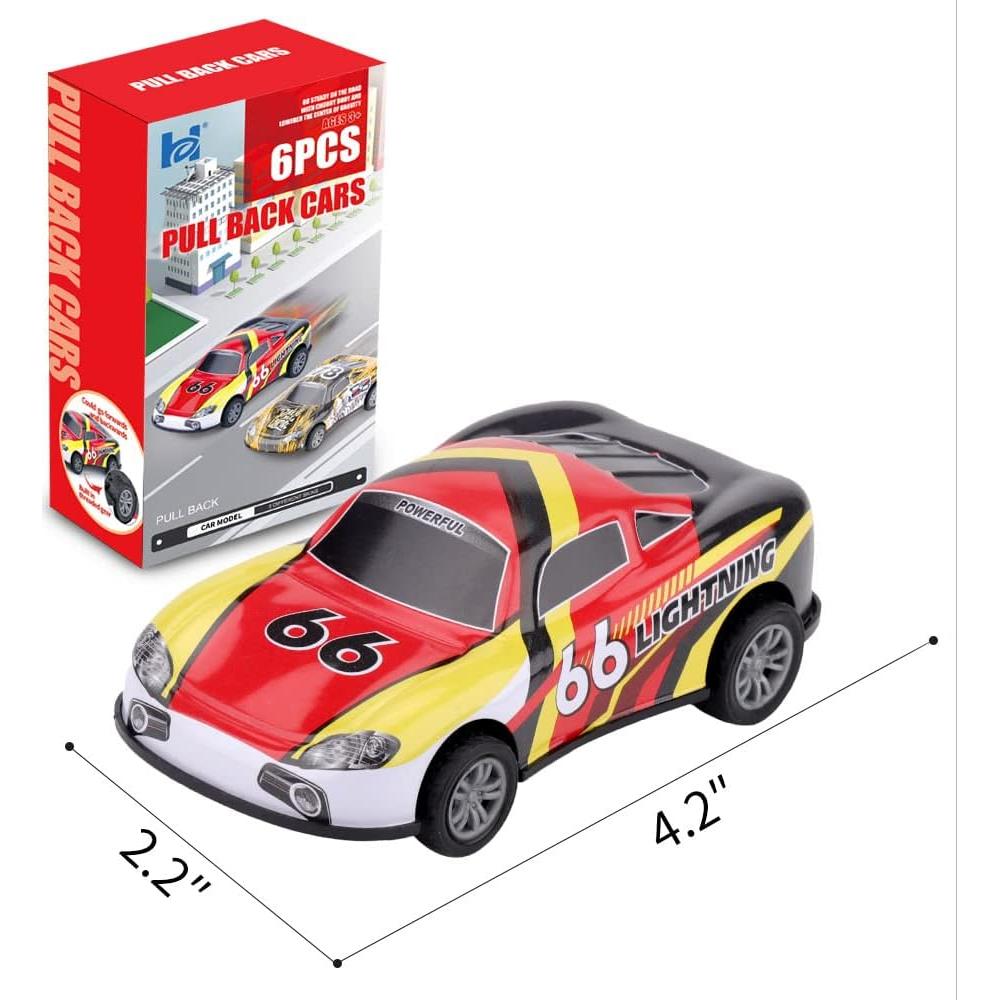 Set de coches de retroceso ZOHANINDL 3 piezas 1:28 para niños