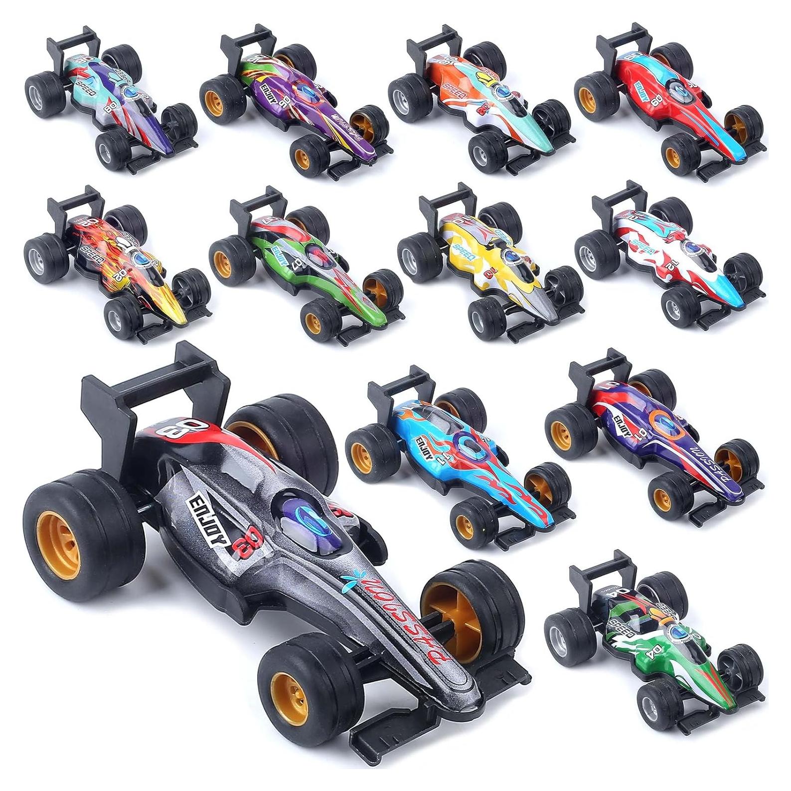 Juego de Coches de Retroceso ZOHANINDL 12 Pack 1:43 para Niños