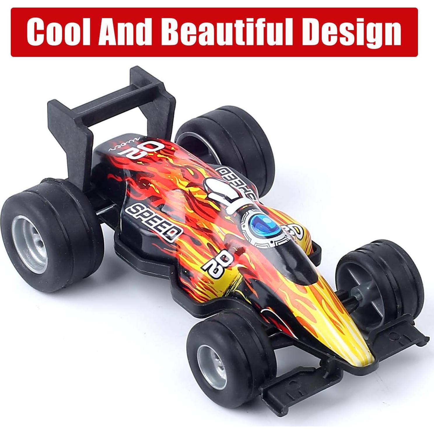 Juego de Coches de Retroceso ZOHANINDL 12 Pack 1:43 para Niños