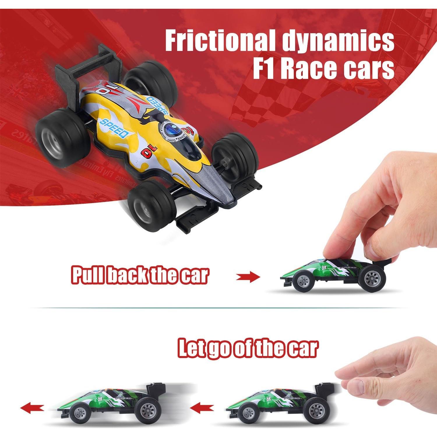 Juego de Coches de Retroceso ZOHANINDL 12 Pack 1:43 para Niños