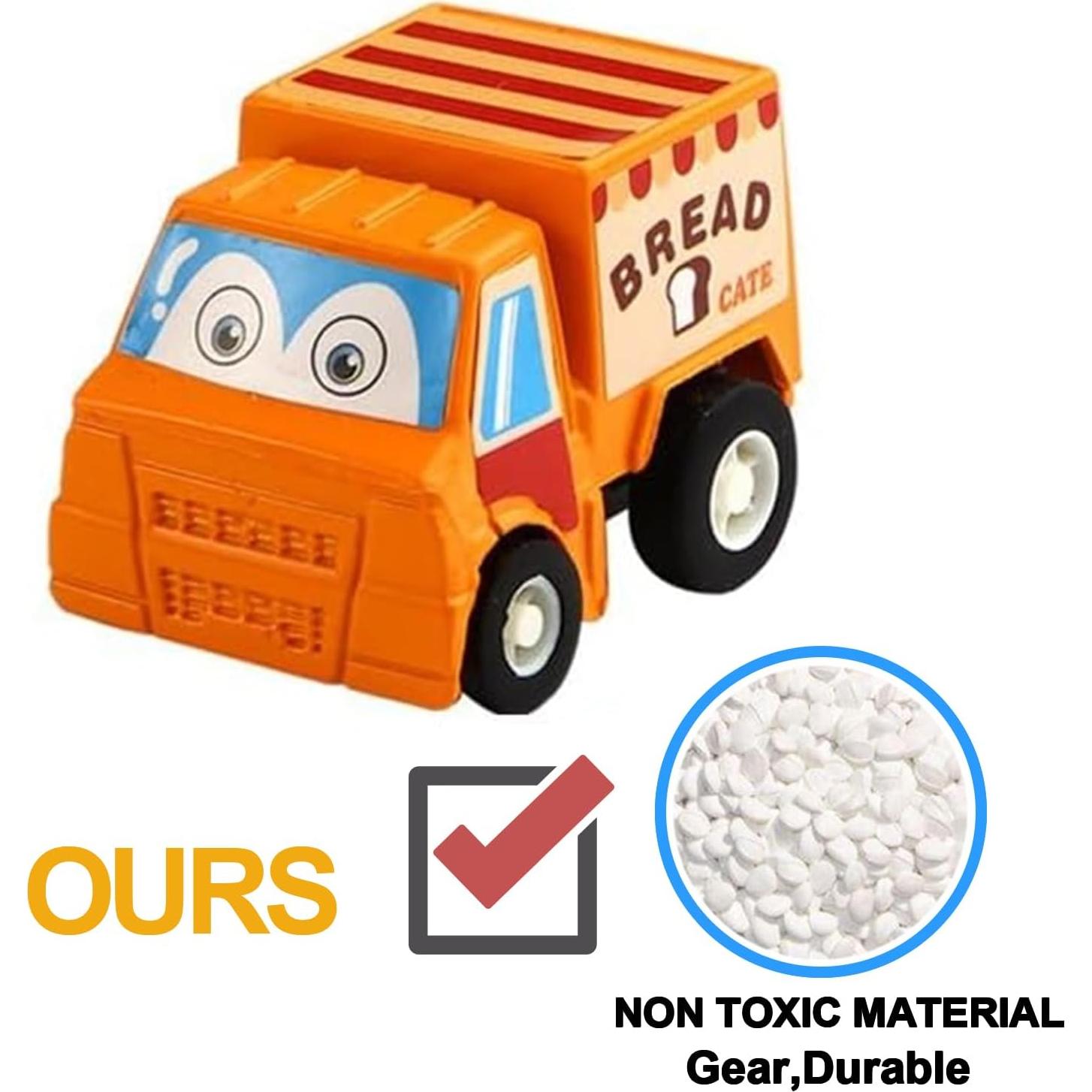 Coche de Retroceso Funcorn Toys - 12 Vehículos Mini 5 cm