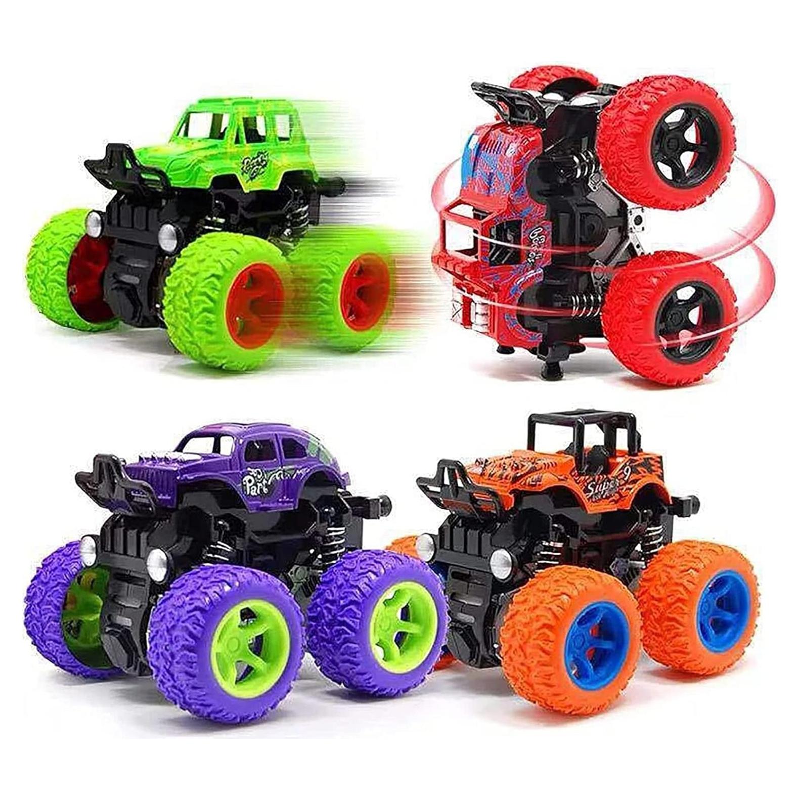 Camión Monstruo LEFEI Set de 4 Juguetes para Niños