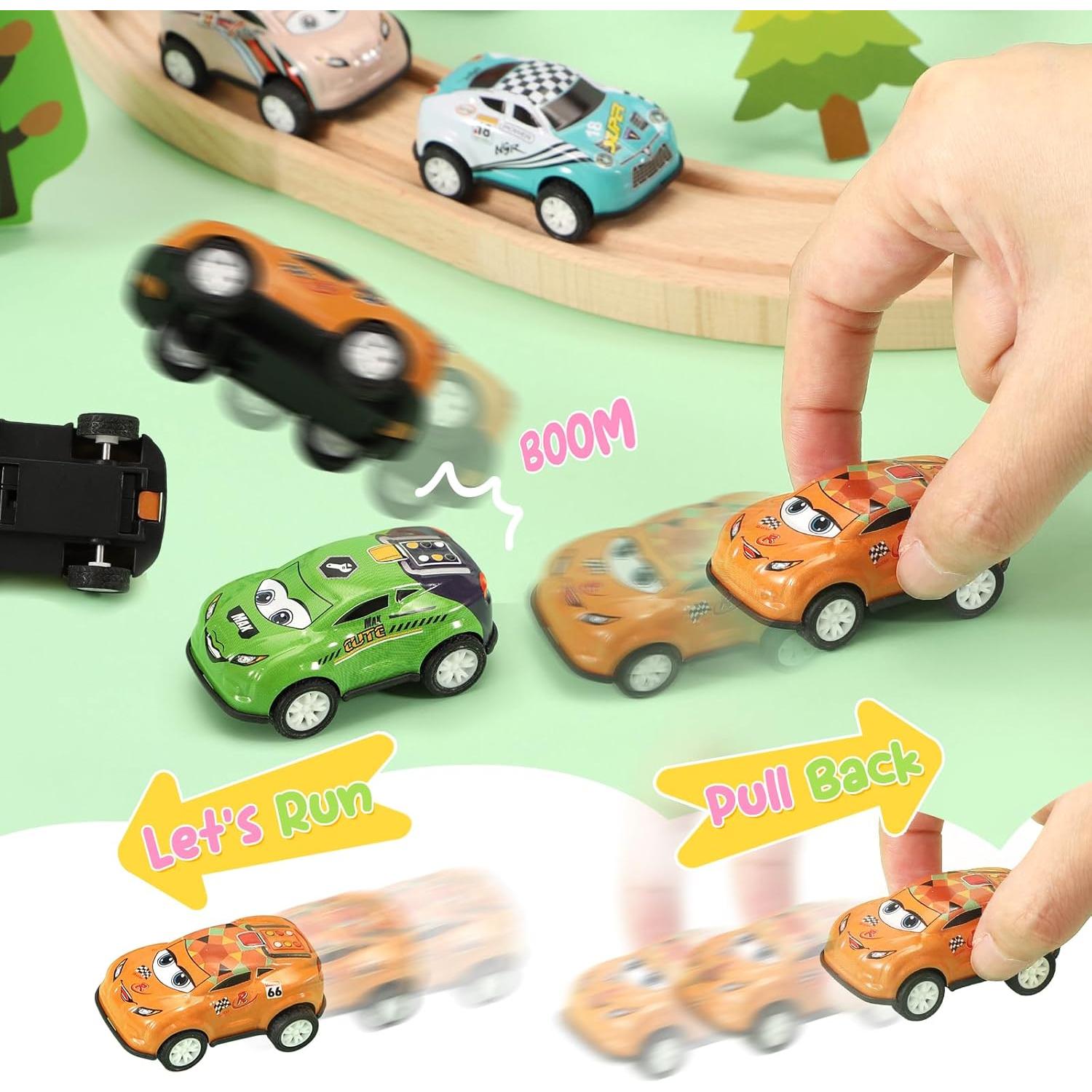 Set de 30 Coches de Retroceso SevenQ para Niños