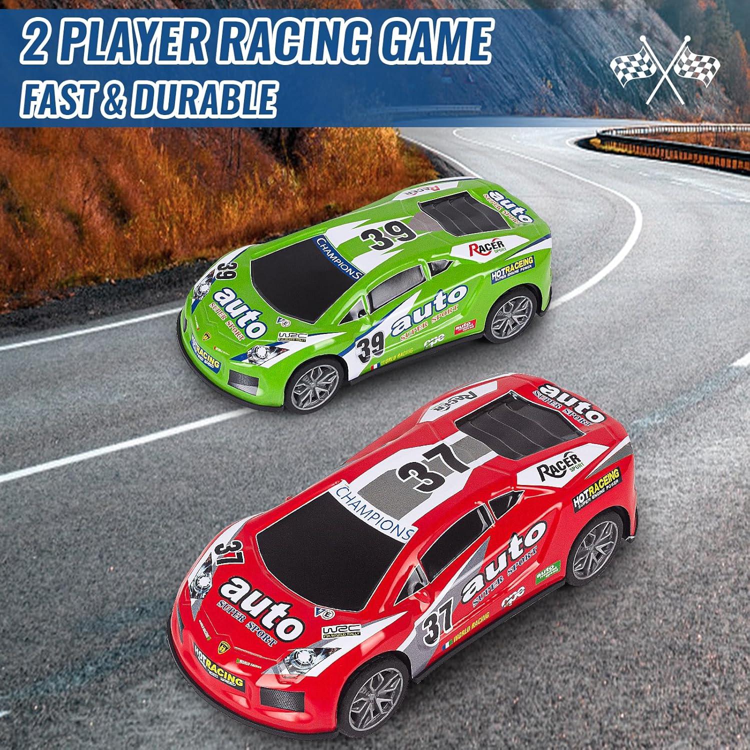 Set de 4 coches a fricción YEQOIZ para niños 17,78 cm