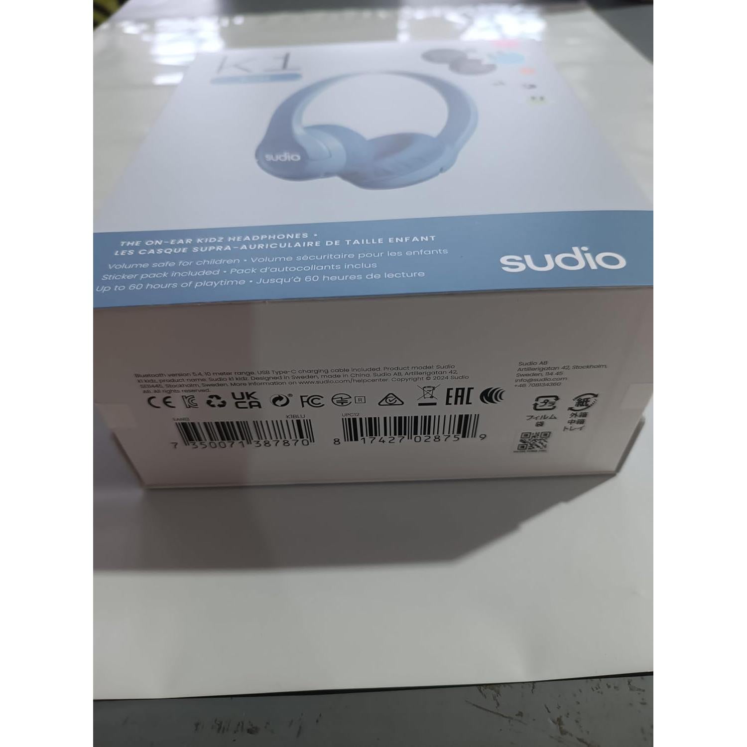 Auriculares Inalámbricos Sudio K1 para Niños - Bluetooth 5.0