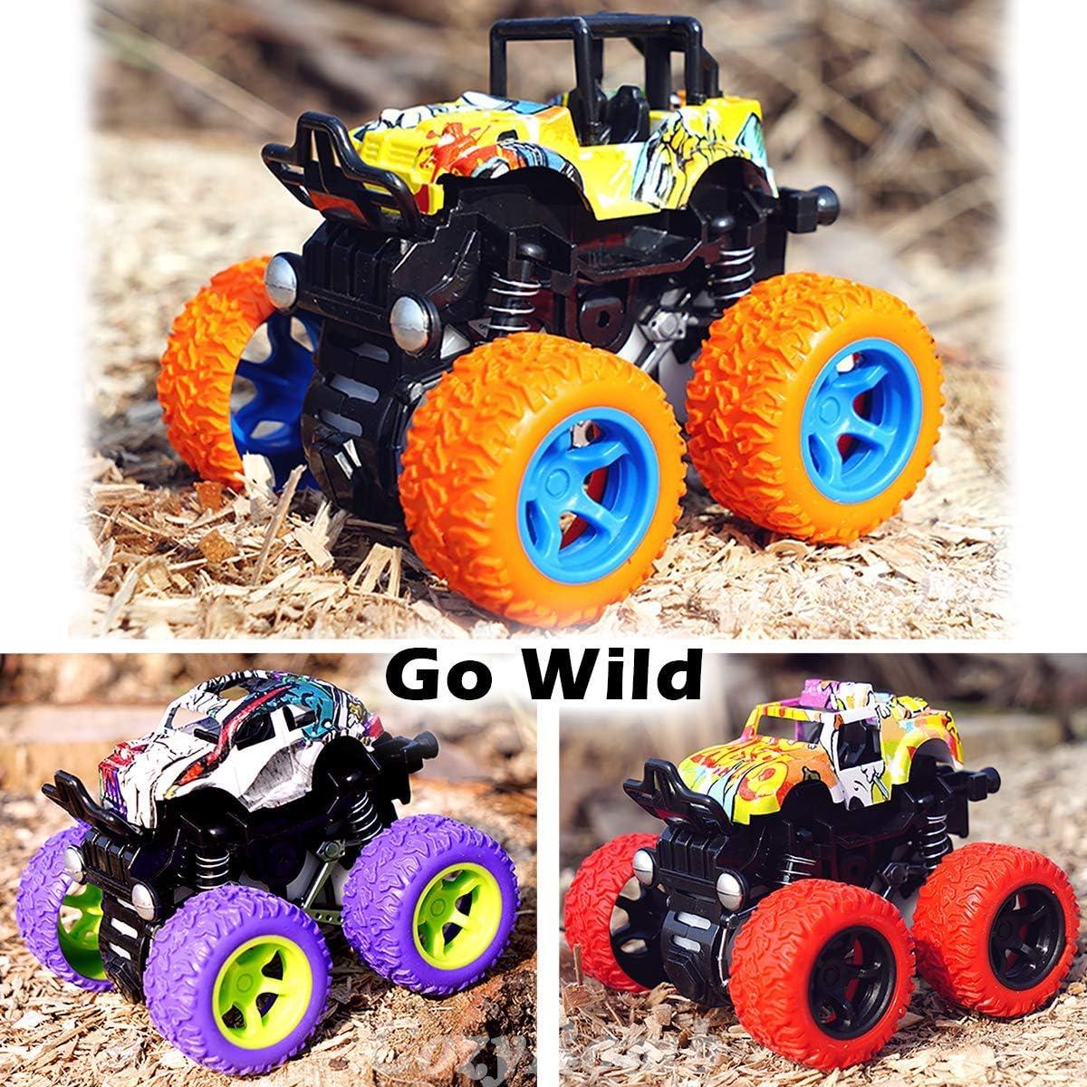 Set de 3 Camiones Monstruo CozyBomB para Niños 3-5 Años