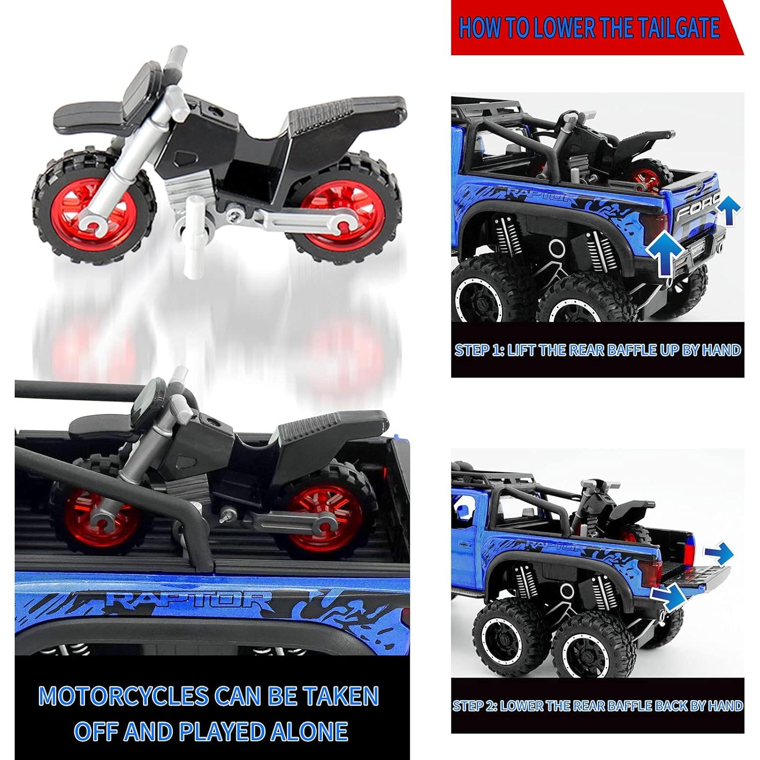 Camión Monstruo F150 Ming You 1/24 con Sonido y Luz