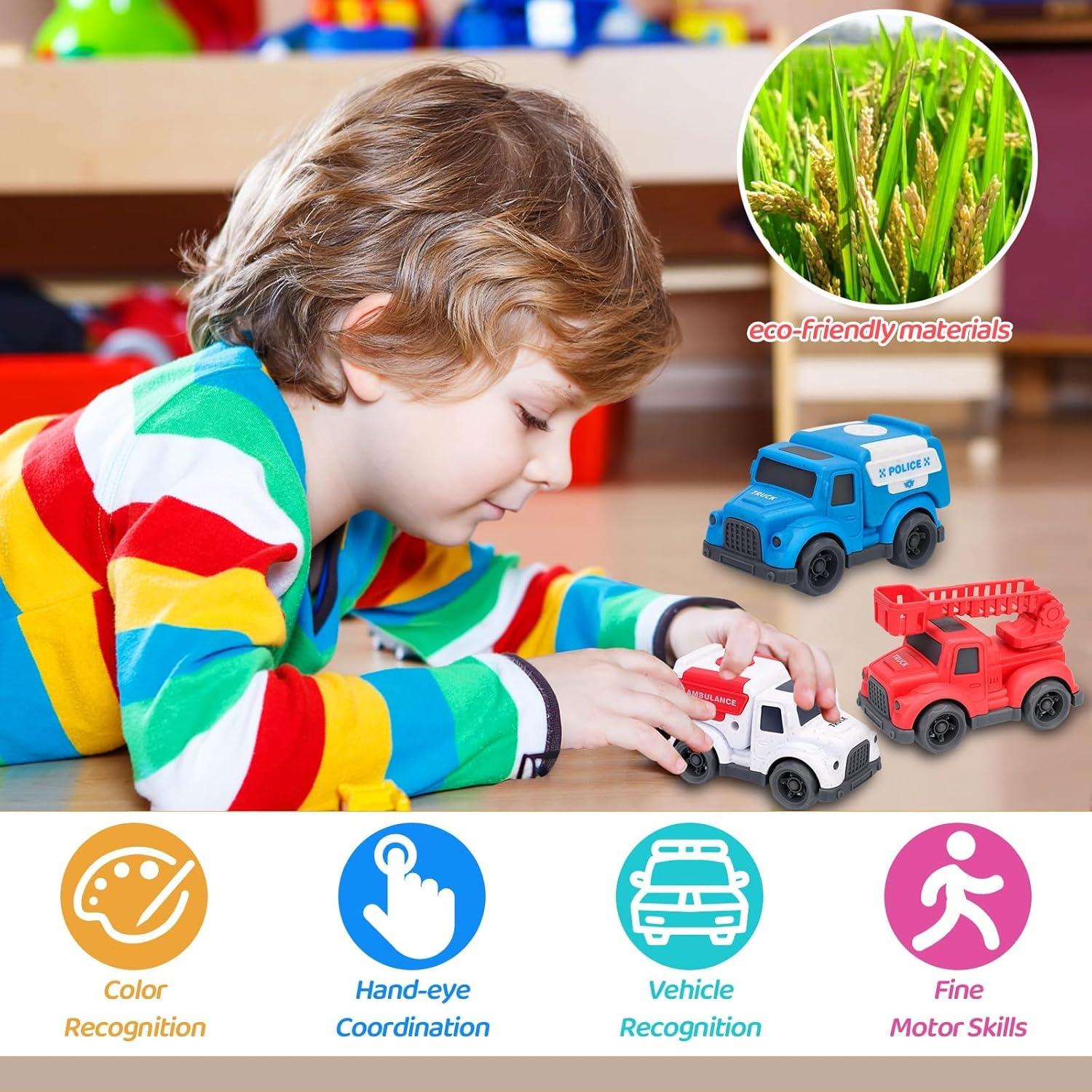 Coches de Juguete 3 en 1 UOYLEYVN para Niños 1-3 Años