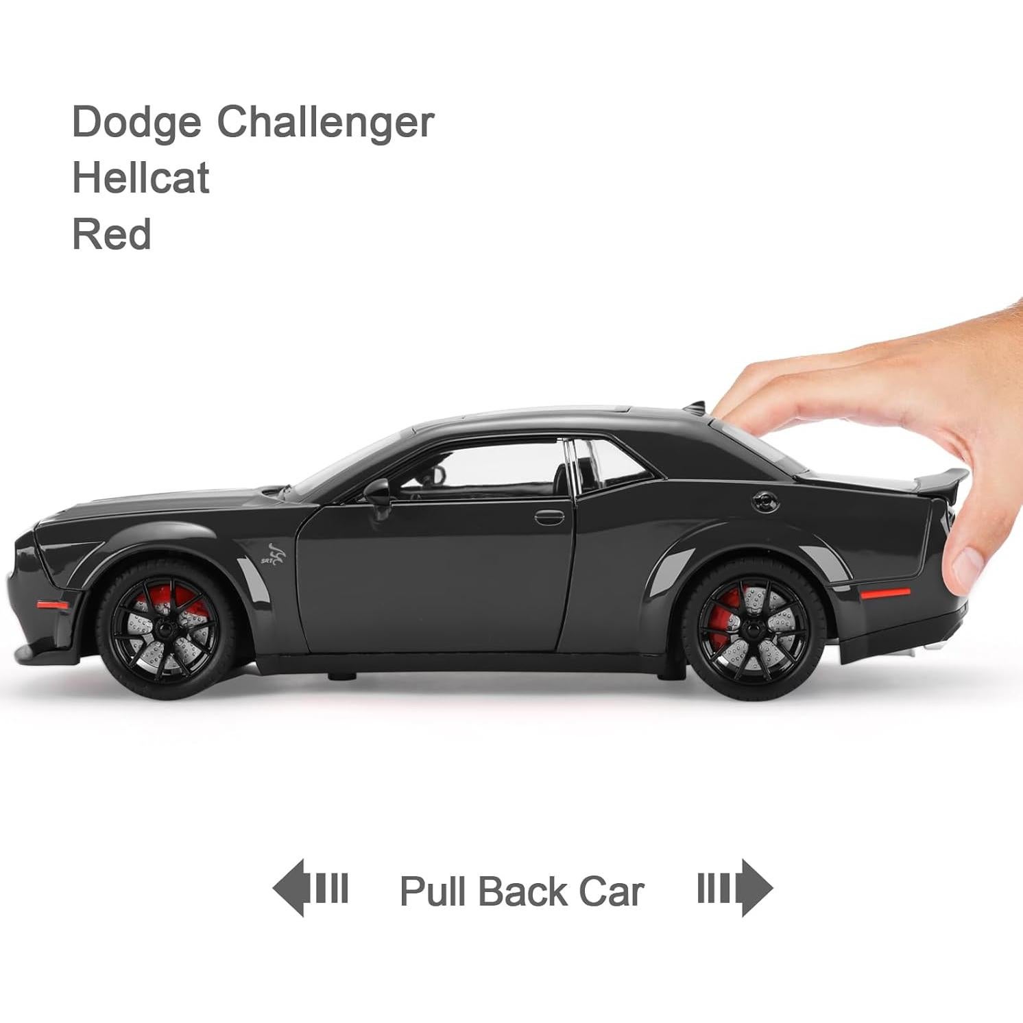 Auto de Juguete SASBSC Hellcat 1:24 con Luz y Sonido