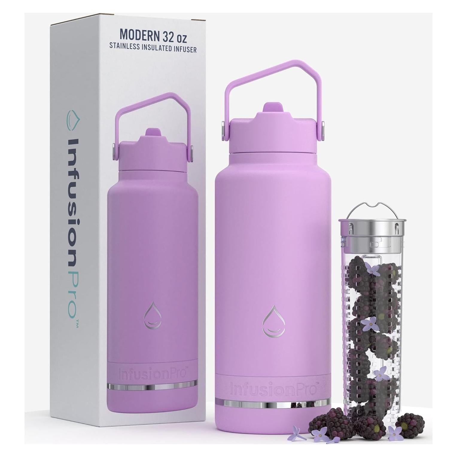 Botella Infusora Infusion Pro 32 oz Acero Inoxidable