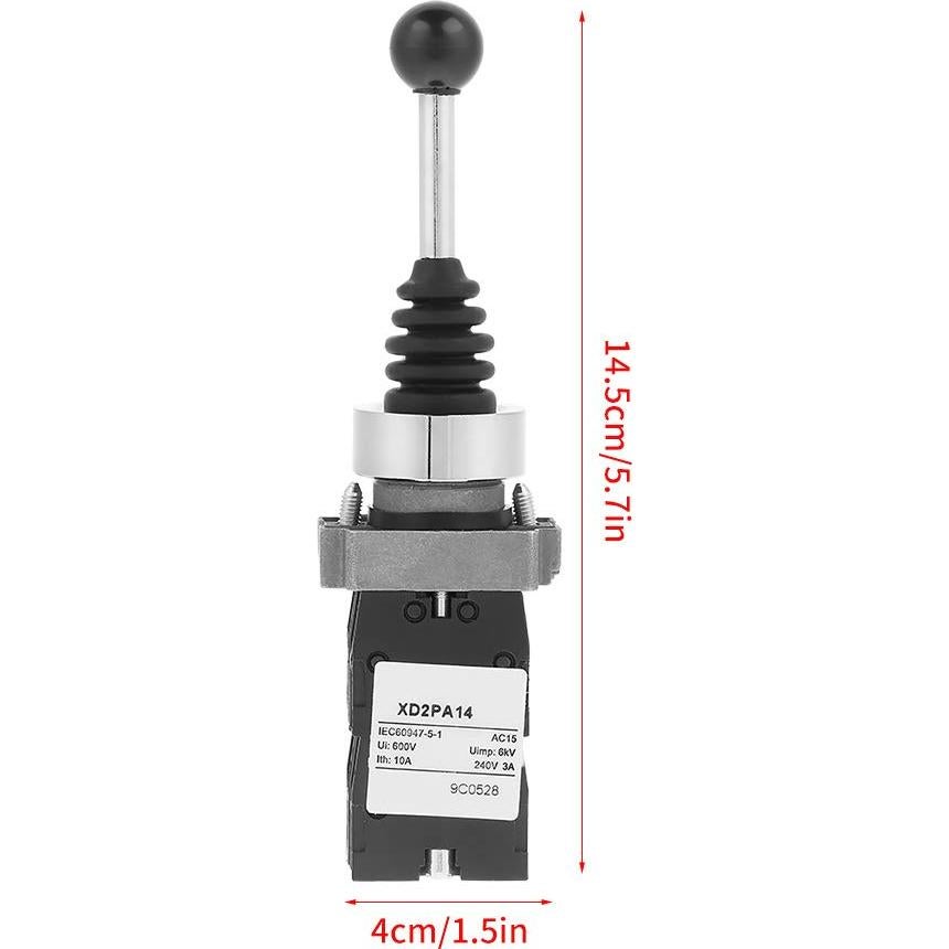 Interruptor Joystick Bloqueo 4 Posiciones Oumefar XD2PA14