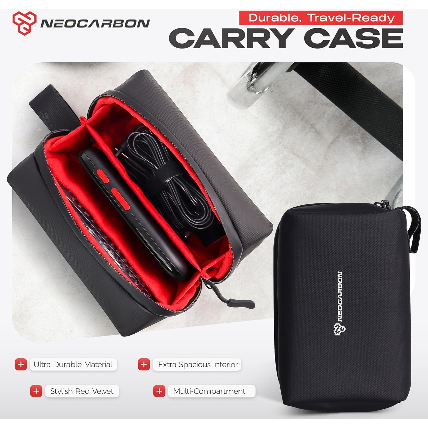 Estimulador Muscular TENS EMS Neocarbon, Alivio Dolor, Negro