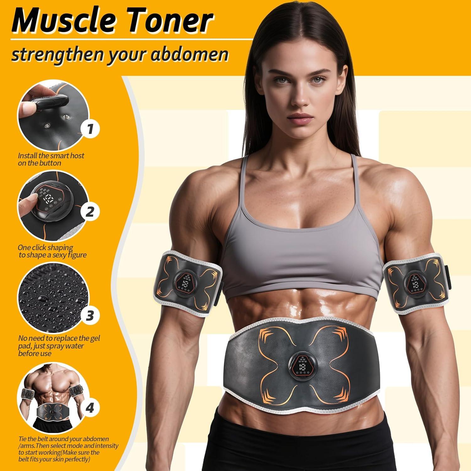 Estimulador Muscular Electrónico Tatayo MP01 para Abdomen y Piernas