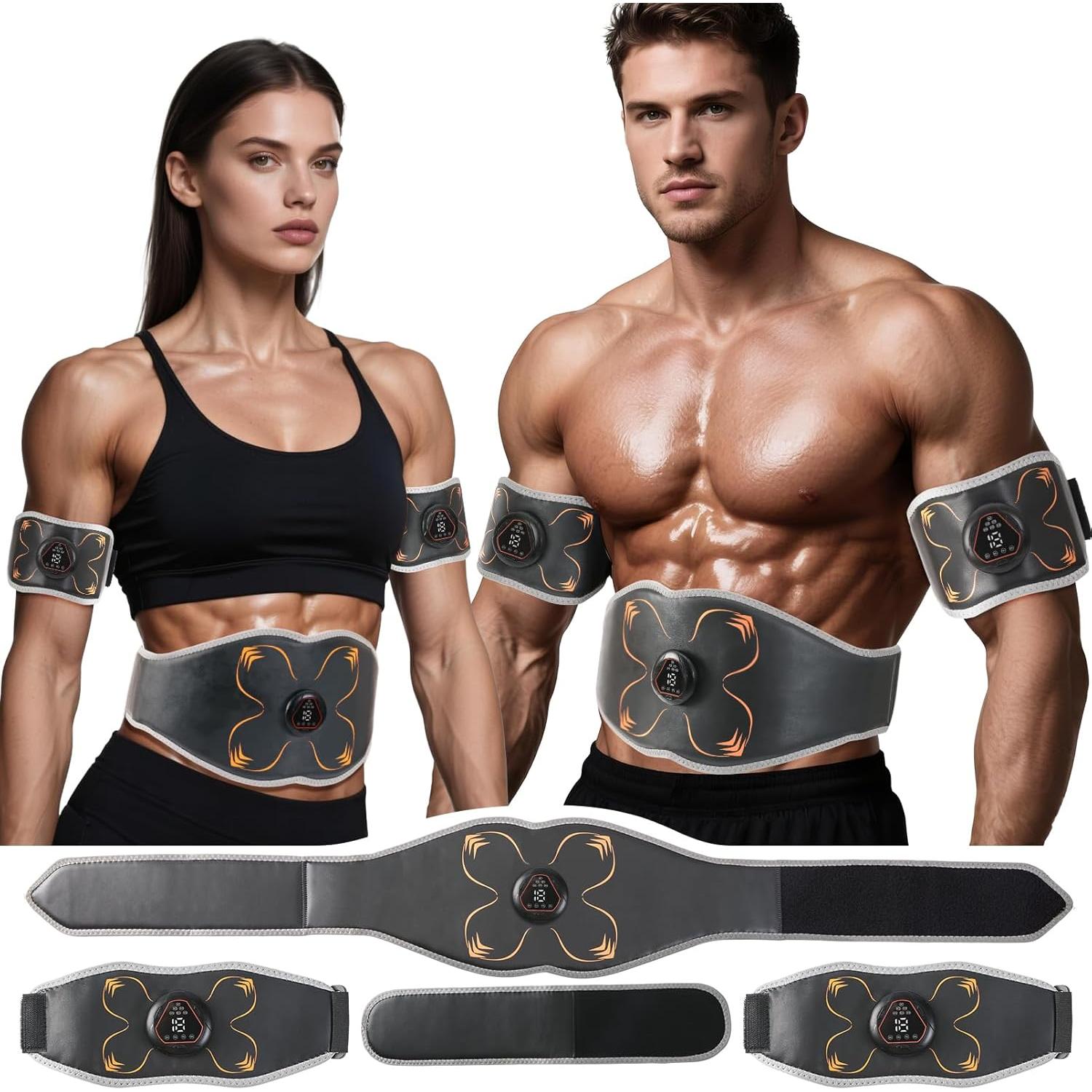 Estimulador Muscular Electrónico Tatayo MP01 para Abdomen y Piernas