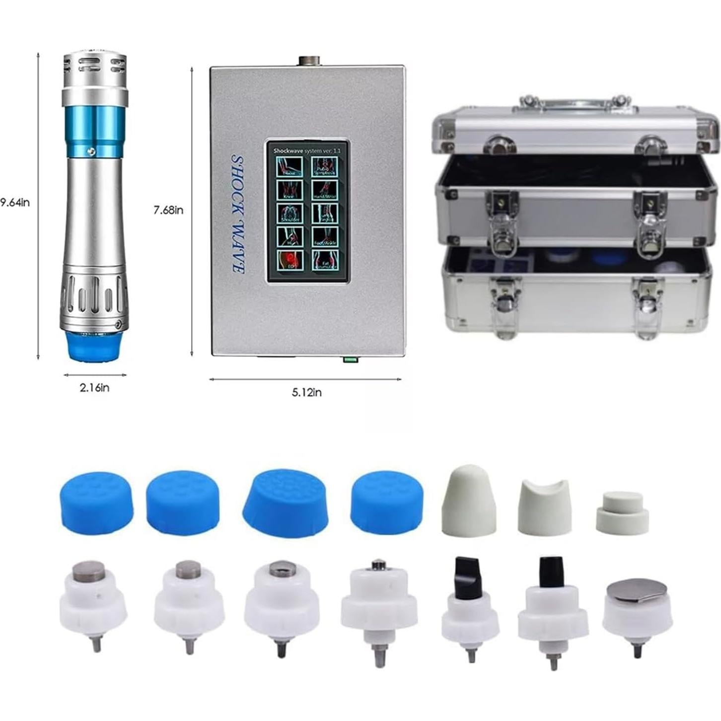 Máquina de Terapia de Ondas de Choque Eléctrica SW18B para Alivio Muscular