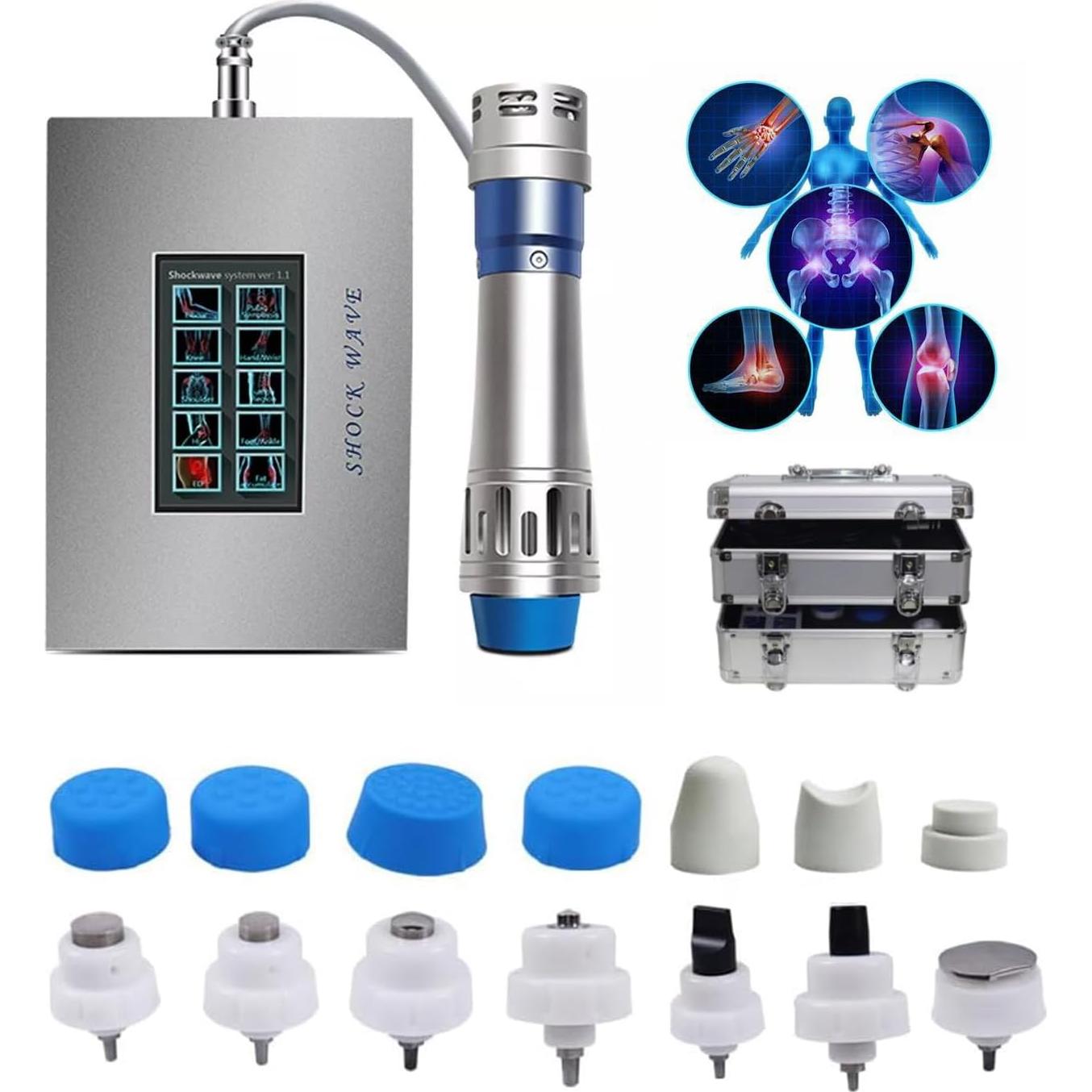 Máquina de Terapia de Ondas de Choque Eléctrica SW18B para Alivio Muscular