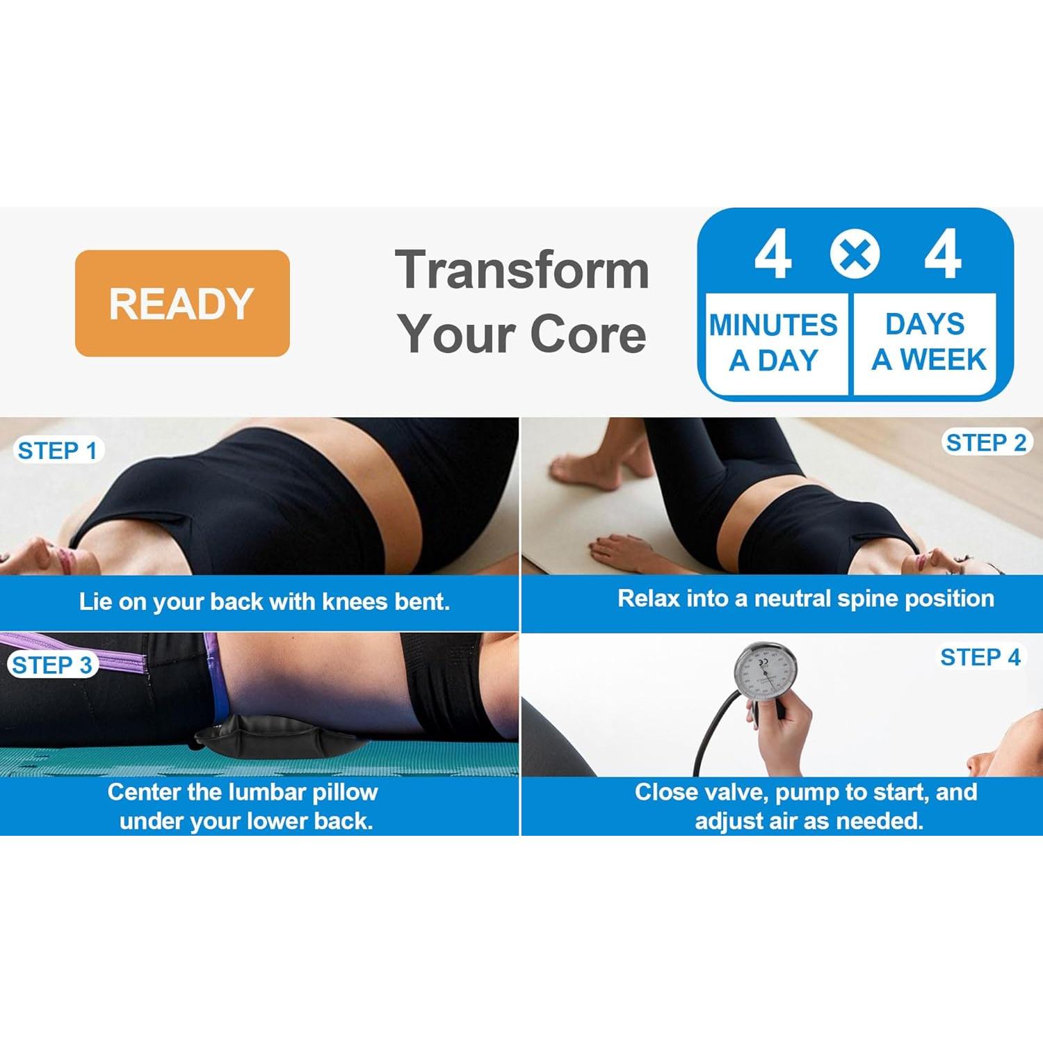 Estabilizador de Biofeedback CufEslite para Core - Alivio Dolor Espalda y Cuello