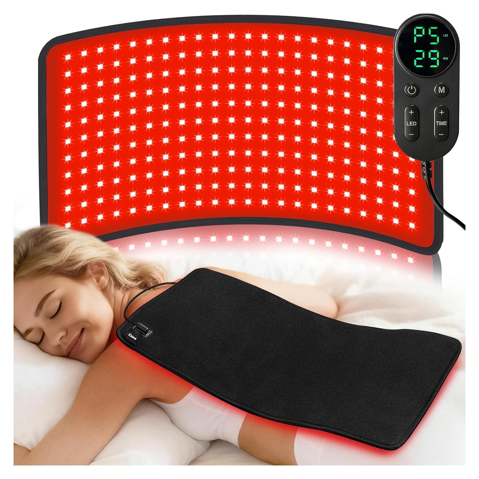 Almohadilla de Terapia de Luz Roja Ezona 61x30 cm 242 LEDs