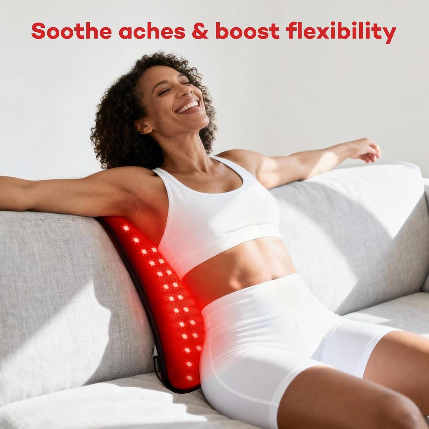 Almohadilla de Terapia de Luz Roja Ezona 61x30 cm 242 LEDs