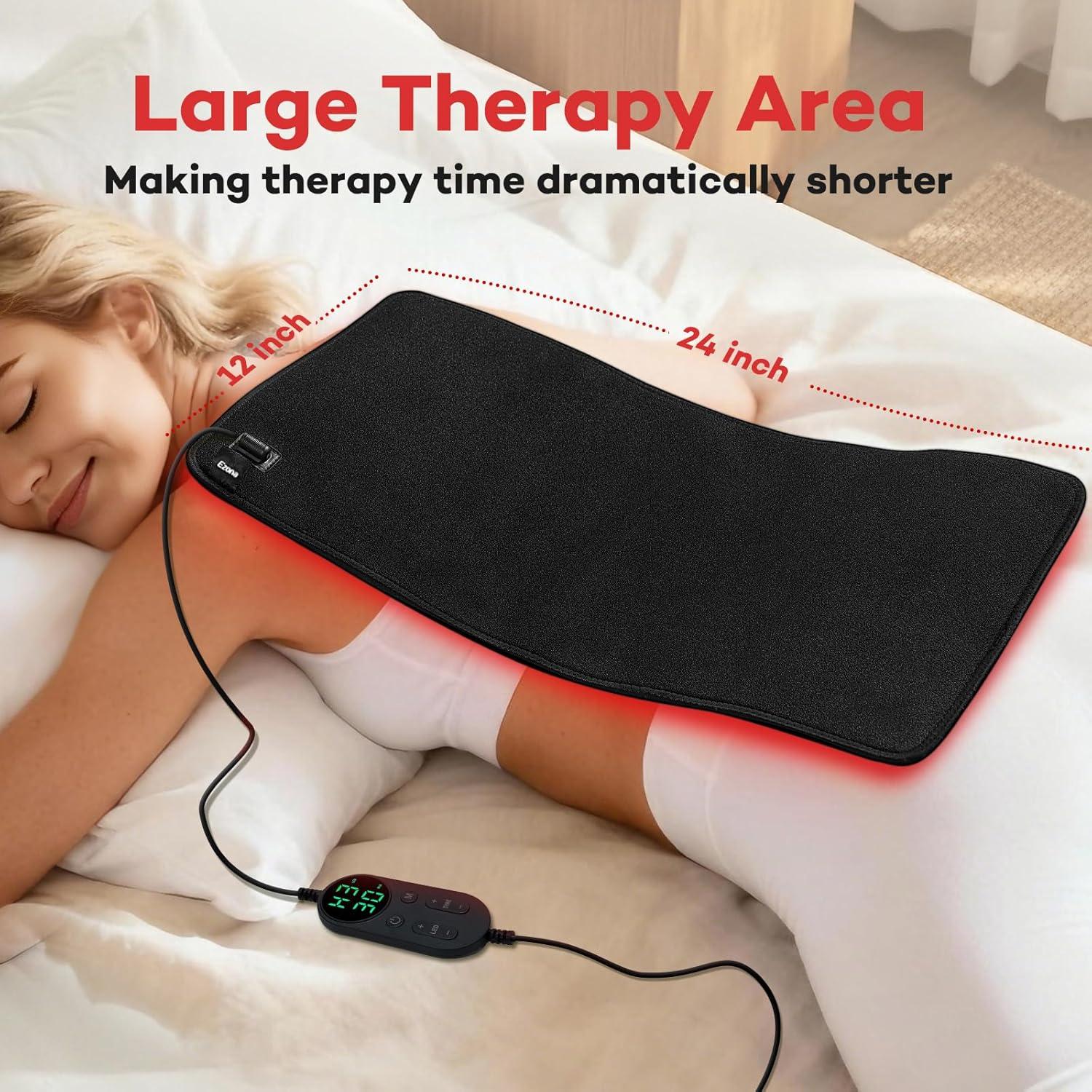 Almohadilla de Terapia de Luz Roja Ezona 61x30 cm 242 LEDs