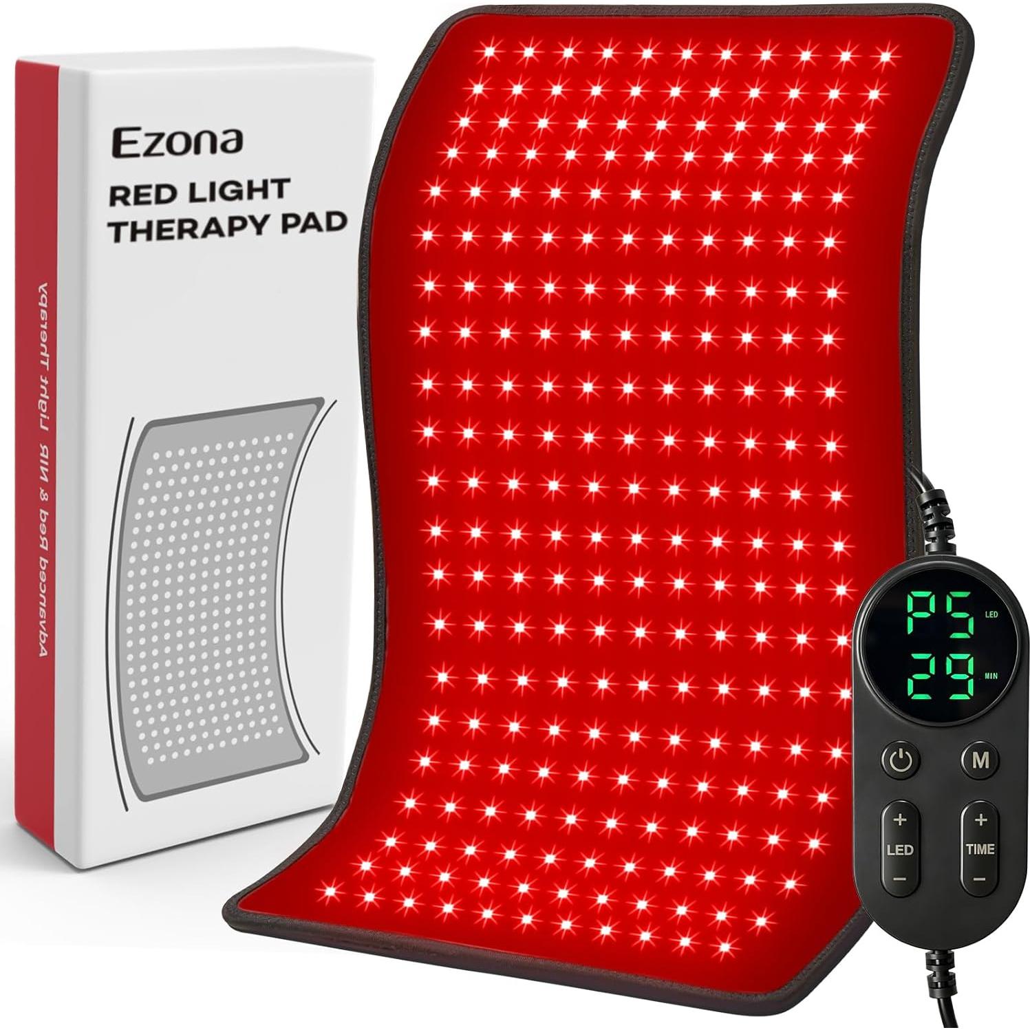 Almohadilla de Terapia de Luz Roja Ezona 61x30 cm 242 LEDs