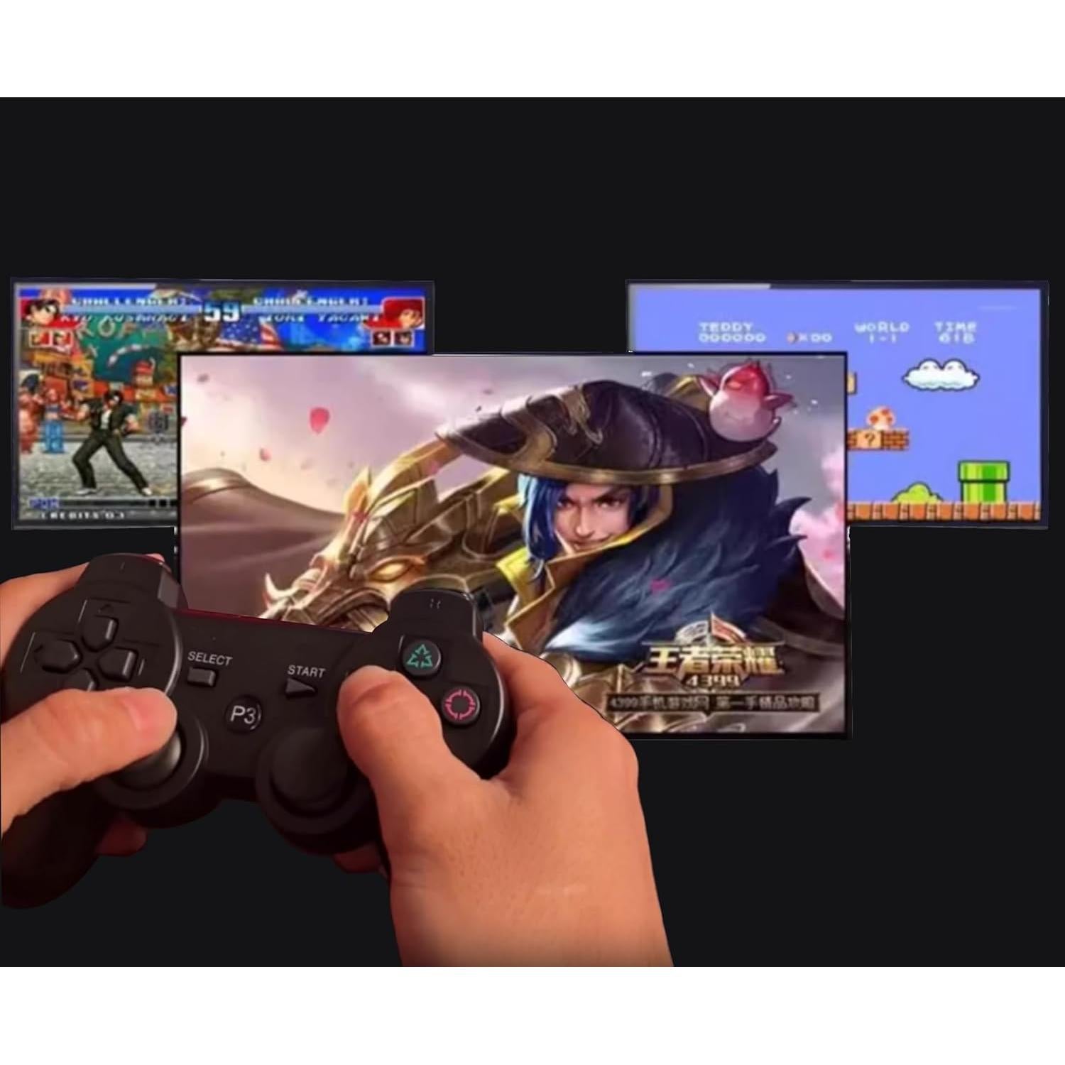 Controlador Inalámbrico C-Zone PS3/PC con Giroscopio 6 Ejes