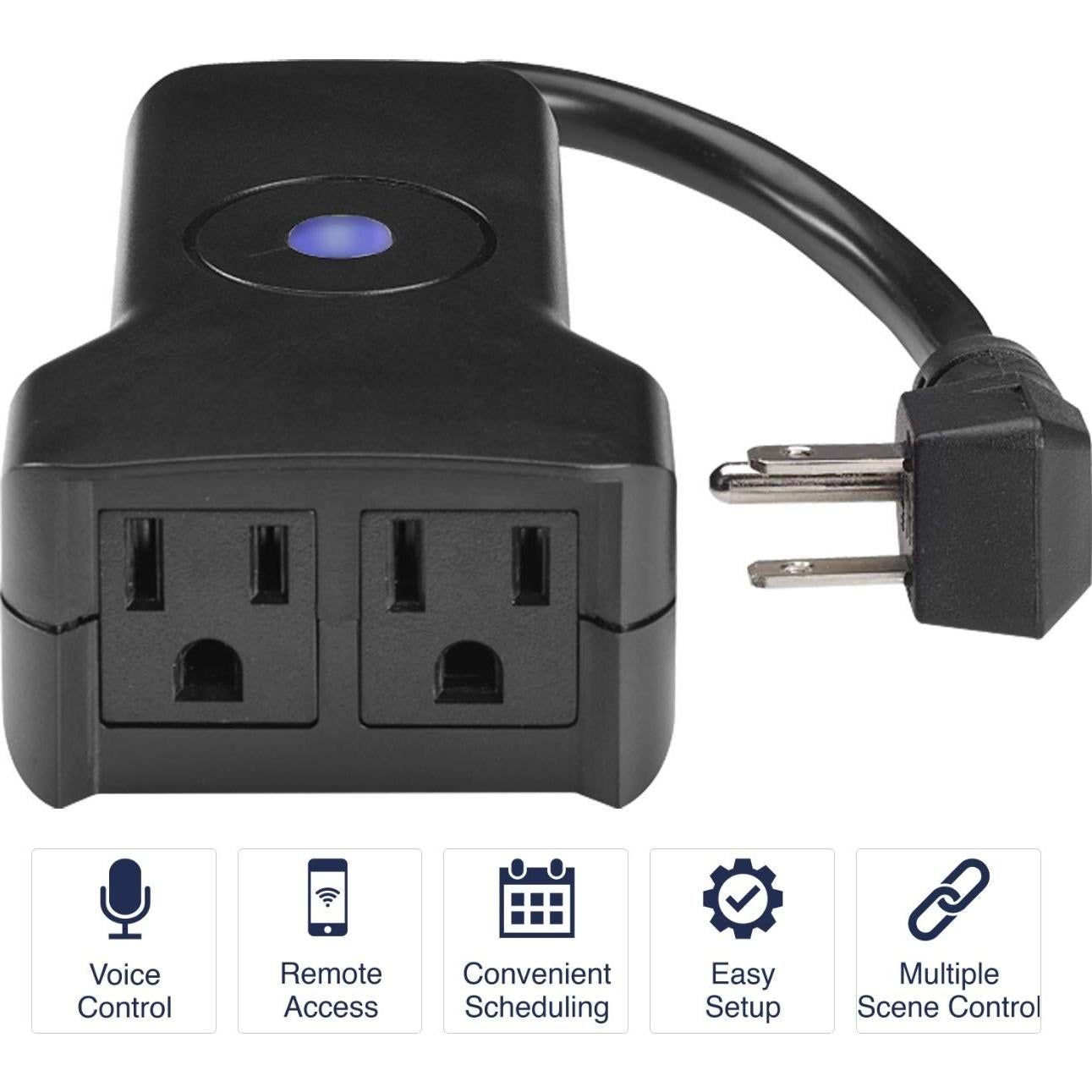 Enchufe Inteligente TORK WFOP2 Doble Receptáculo Exterior