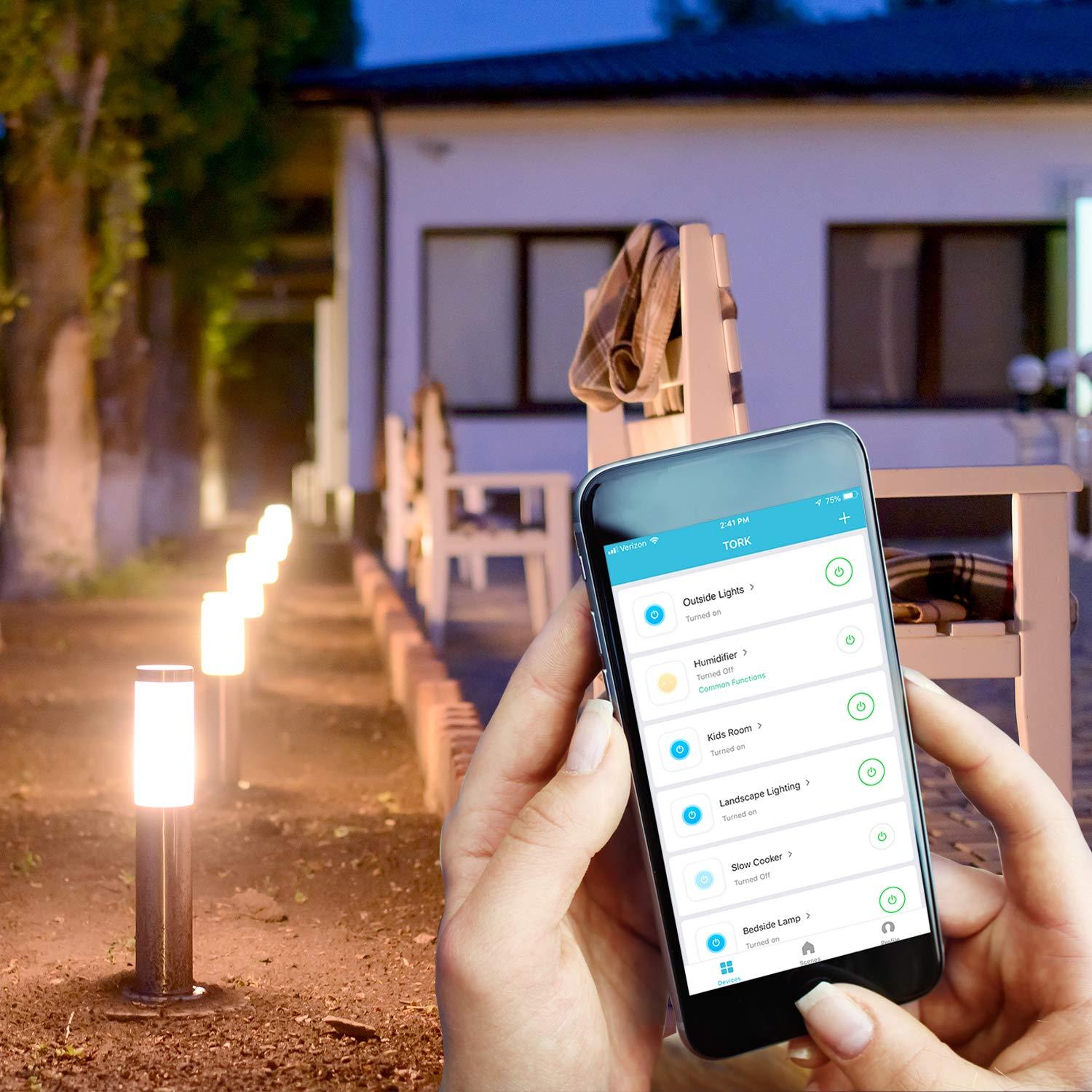 Enchufe Inteligente TORK WFOP2 Doble Receptáculo Exterior