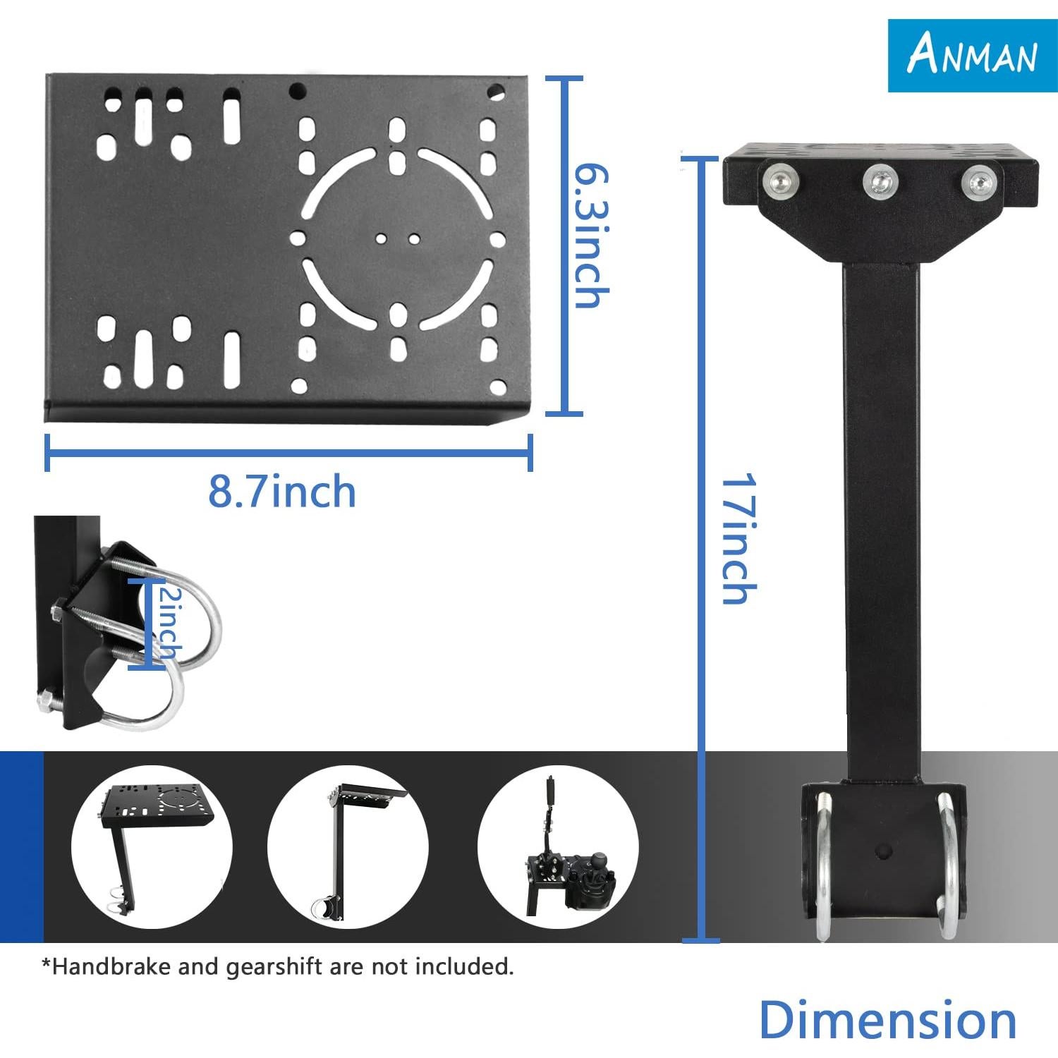 Soporte de Carreras Anman con Joystick y Diseño Mejorado