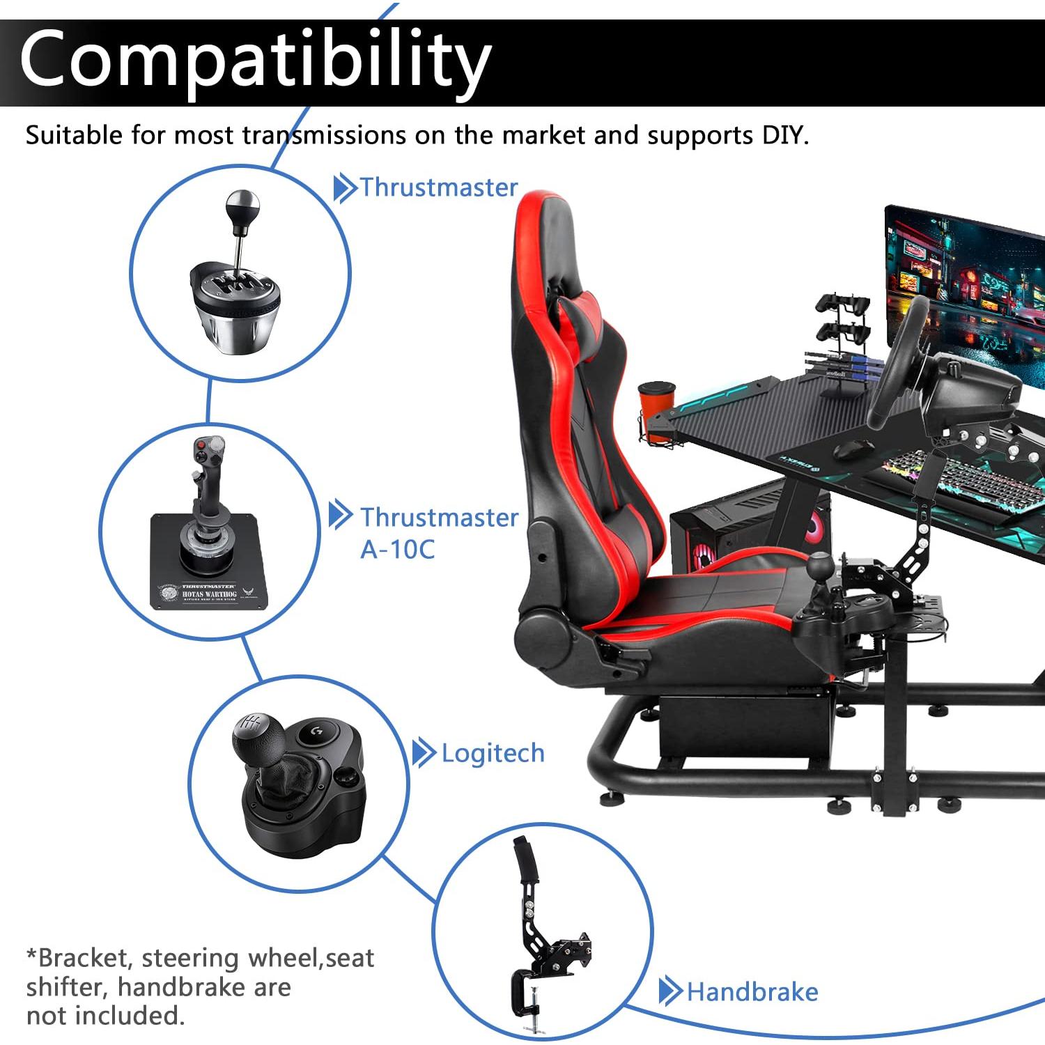 Soporte de Carreras Anman con Joystick y Diseño Mejorado