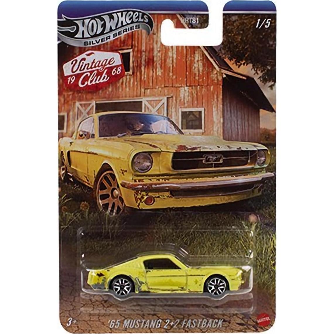 Set de 5 Autos de Juguete Die-Cast Hot Wheels Vintage 2019