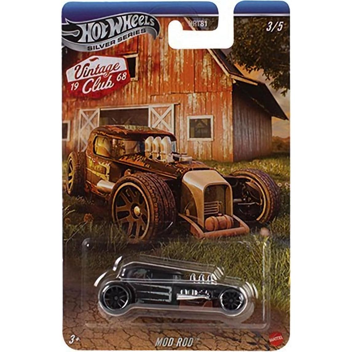 Set de 5 Autos de Juguete Die-Cast Hot Wheels Vintage 2019