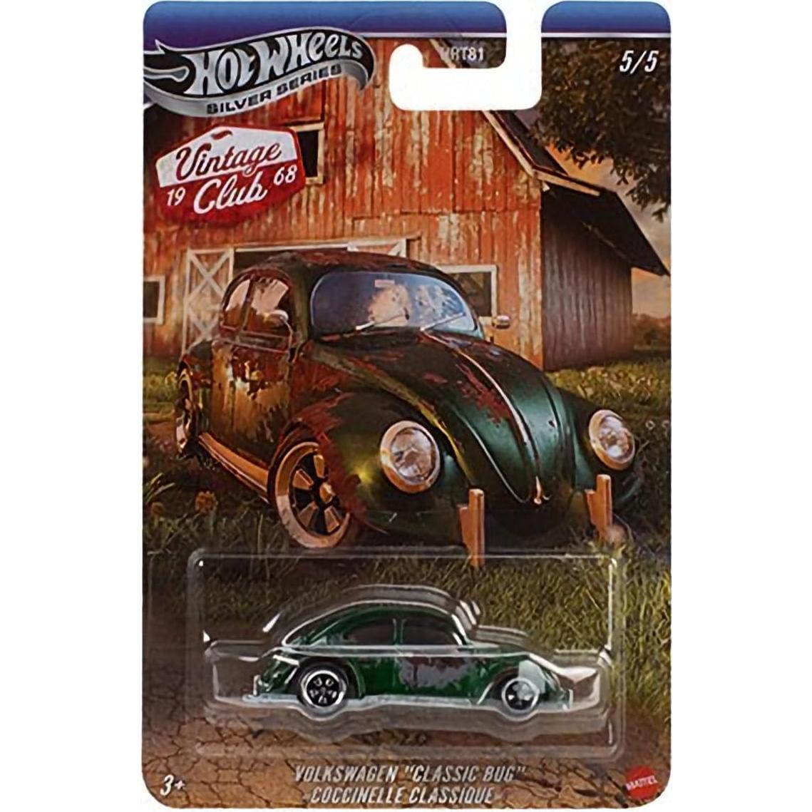 Set de 5 Autos de Juguete Die-Cast Hot Wheels Vintage 2019
