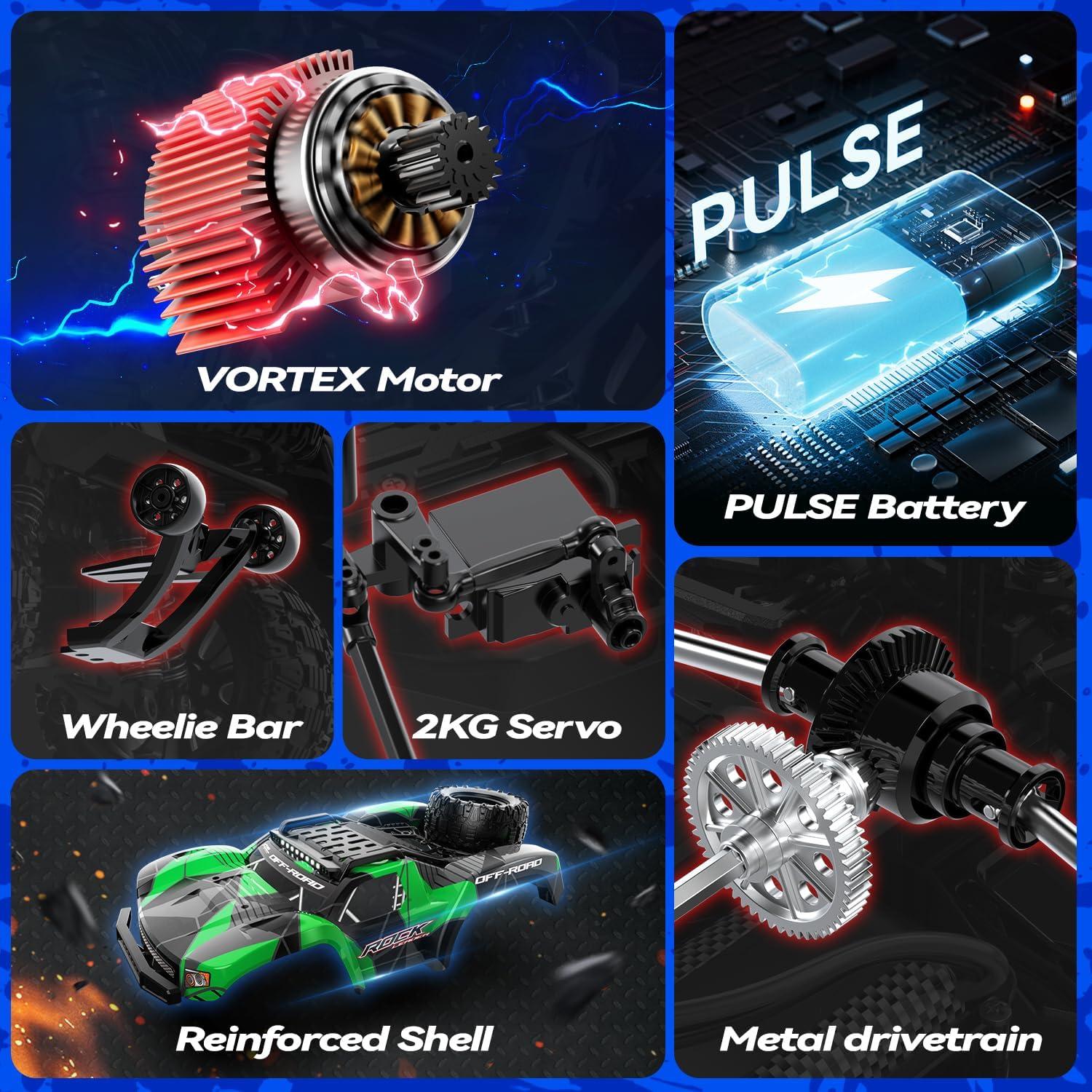 Camión RC 1:12 JM Racing 40KM/H 4WD Todo Terreno